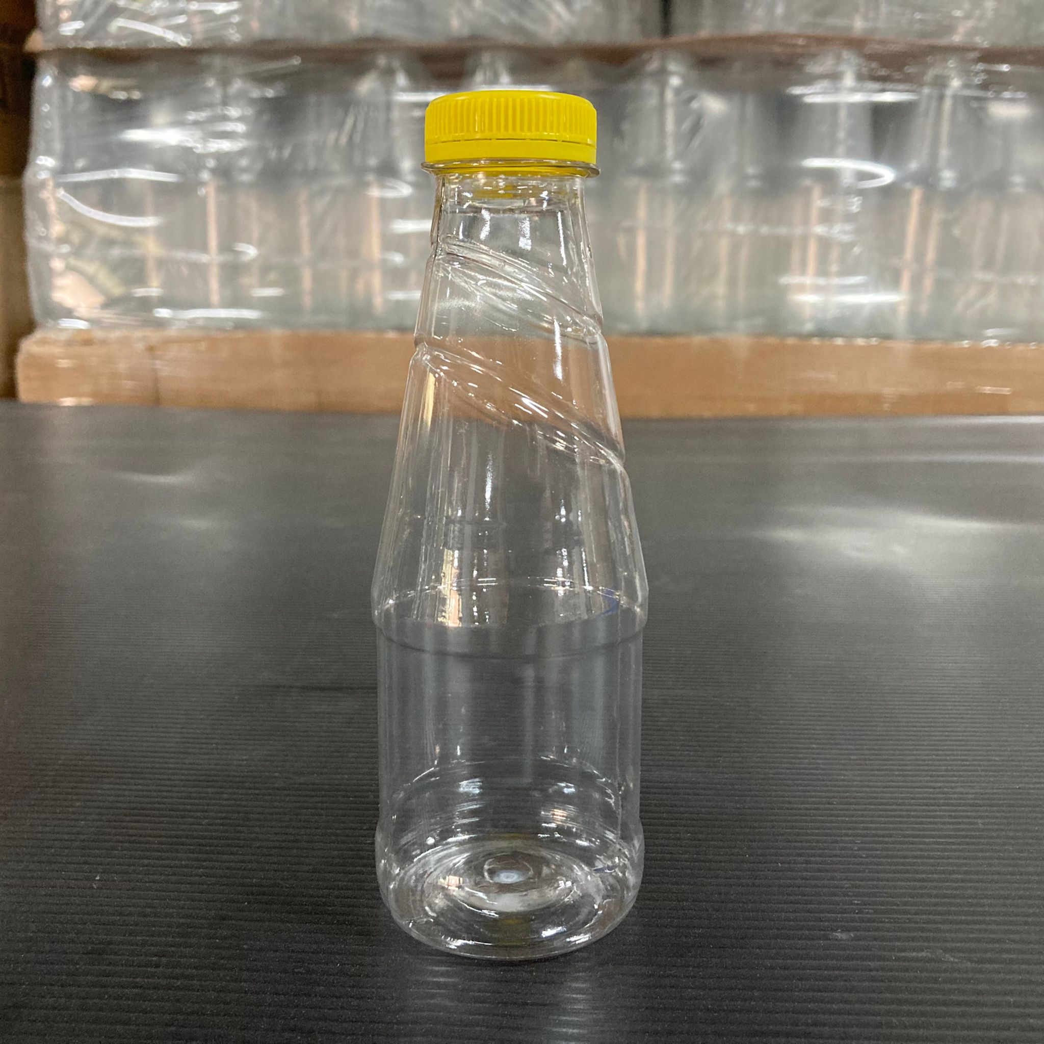250 Cc Pet Şişe - Sarı Kilitli Kapaklı - 250 Ml Plastik Şişe - Uygun Fiyatlı Ekonomik Pet Şişe