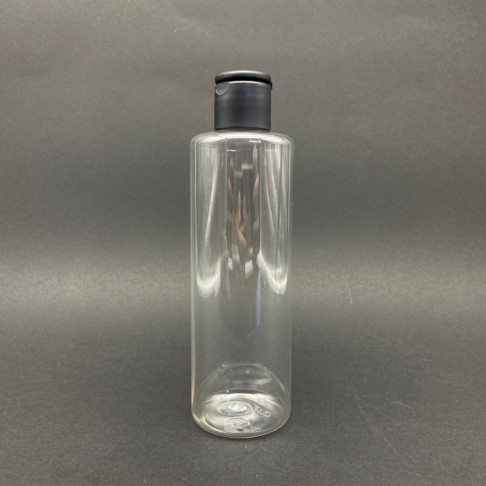 250 Cc Pet Şişe - Siyah Fliptop Akıtıcı Kapaklı - 250 Ml Akıtıcılı Plastik Şişe