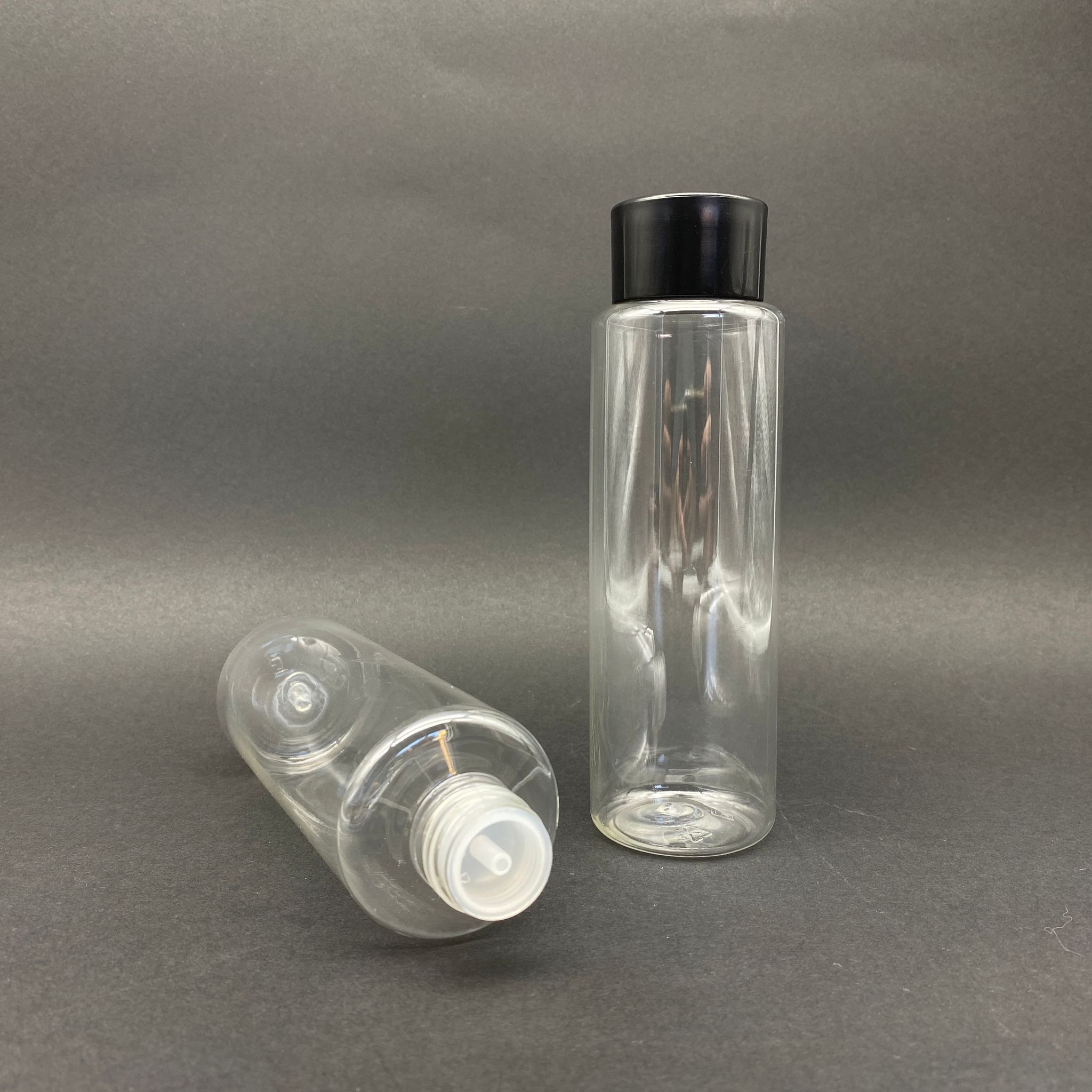250 Cc Pet Şişe - Siyah Kolonya Kapaklı - Kolonya Tıpalı - 250 Ml Plastik Kolonya Şişesi