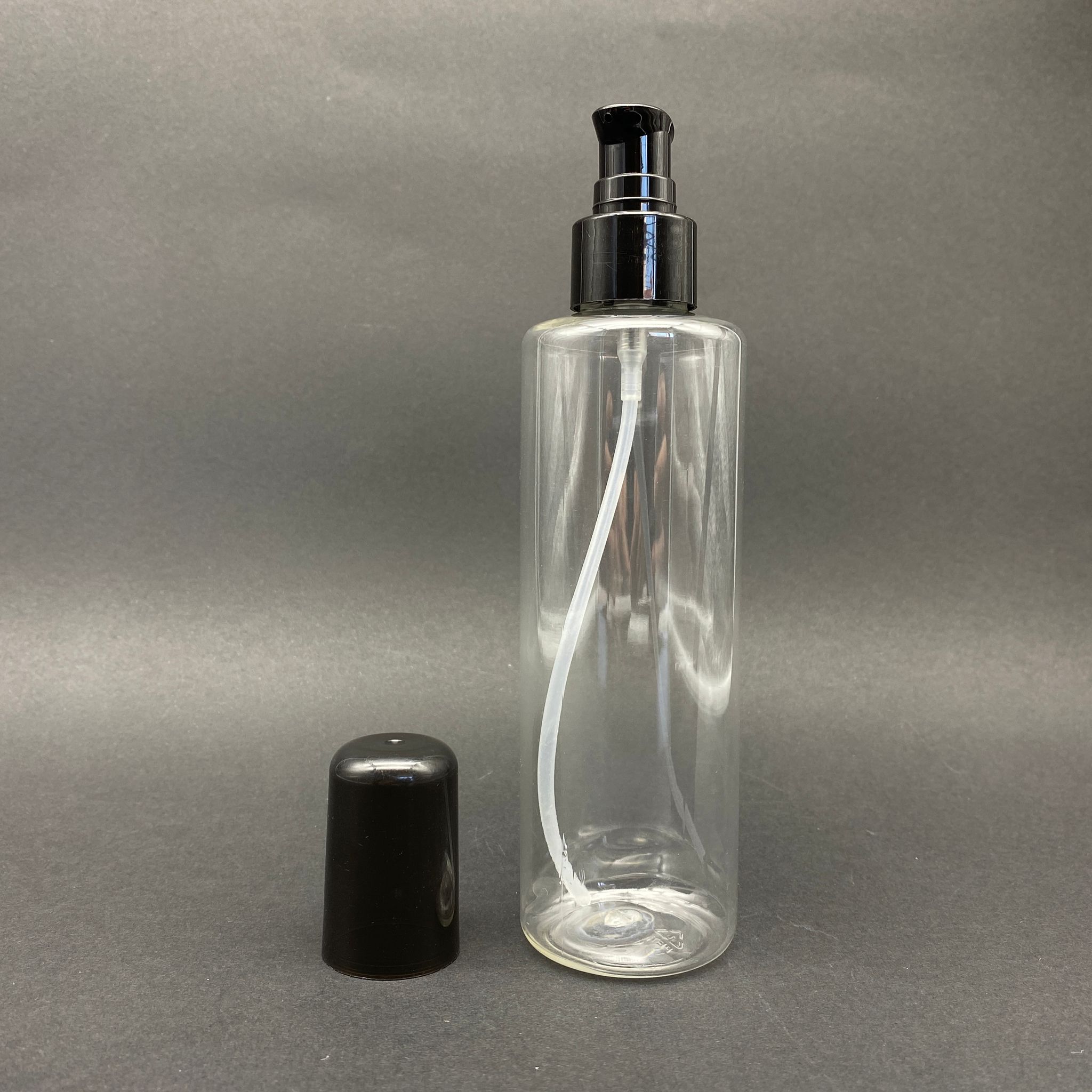 250 Cc Pet Şişe - Siyah Losyon Pompalı - 250 Ml Pompalı Plastik Şişe
