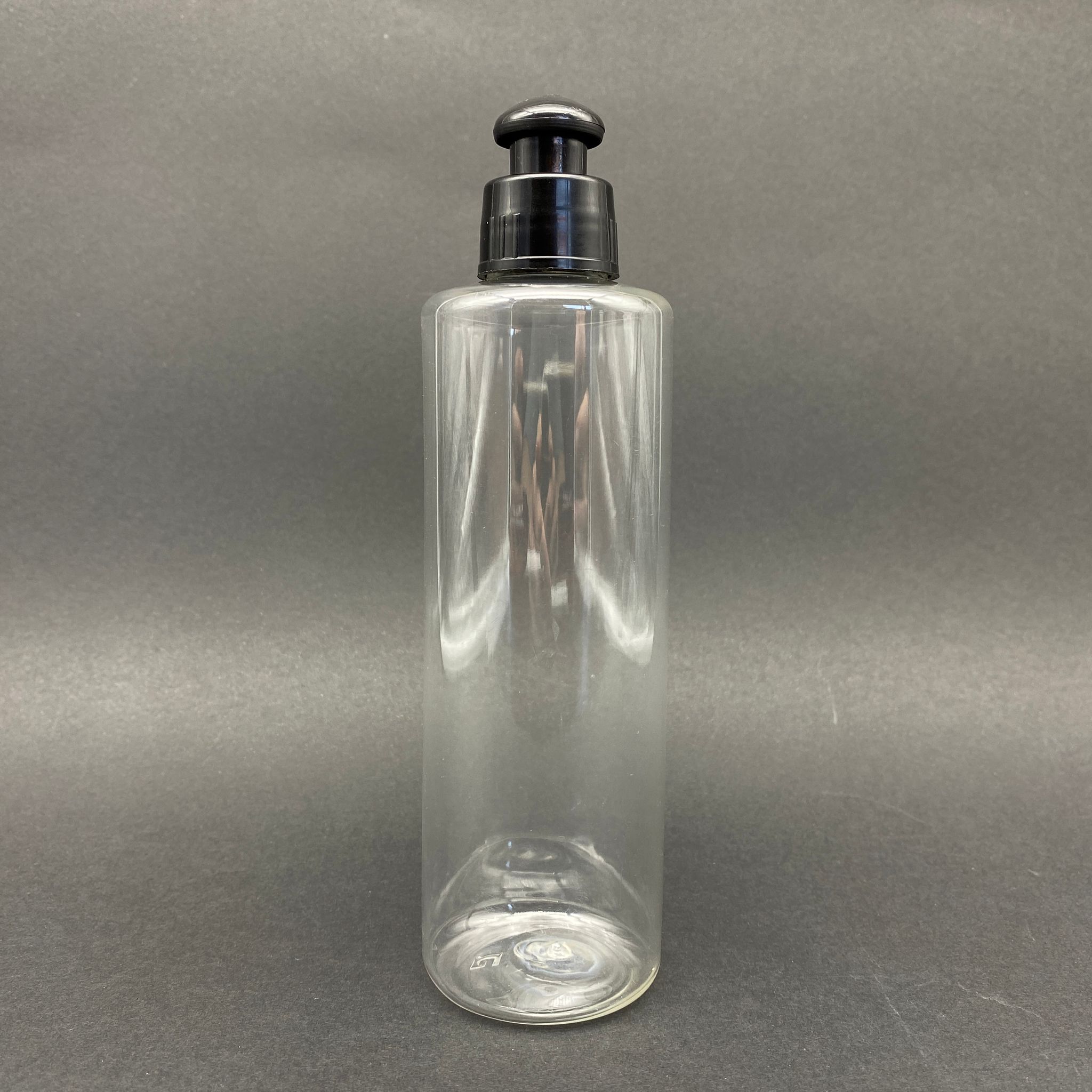 250 Cc Pet Şişe - Siyah Push-Pull Akıtıcı Kapaklı - 250 Ml Plastik Akıtıcılı Şişe