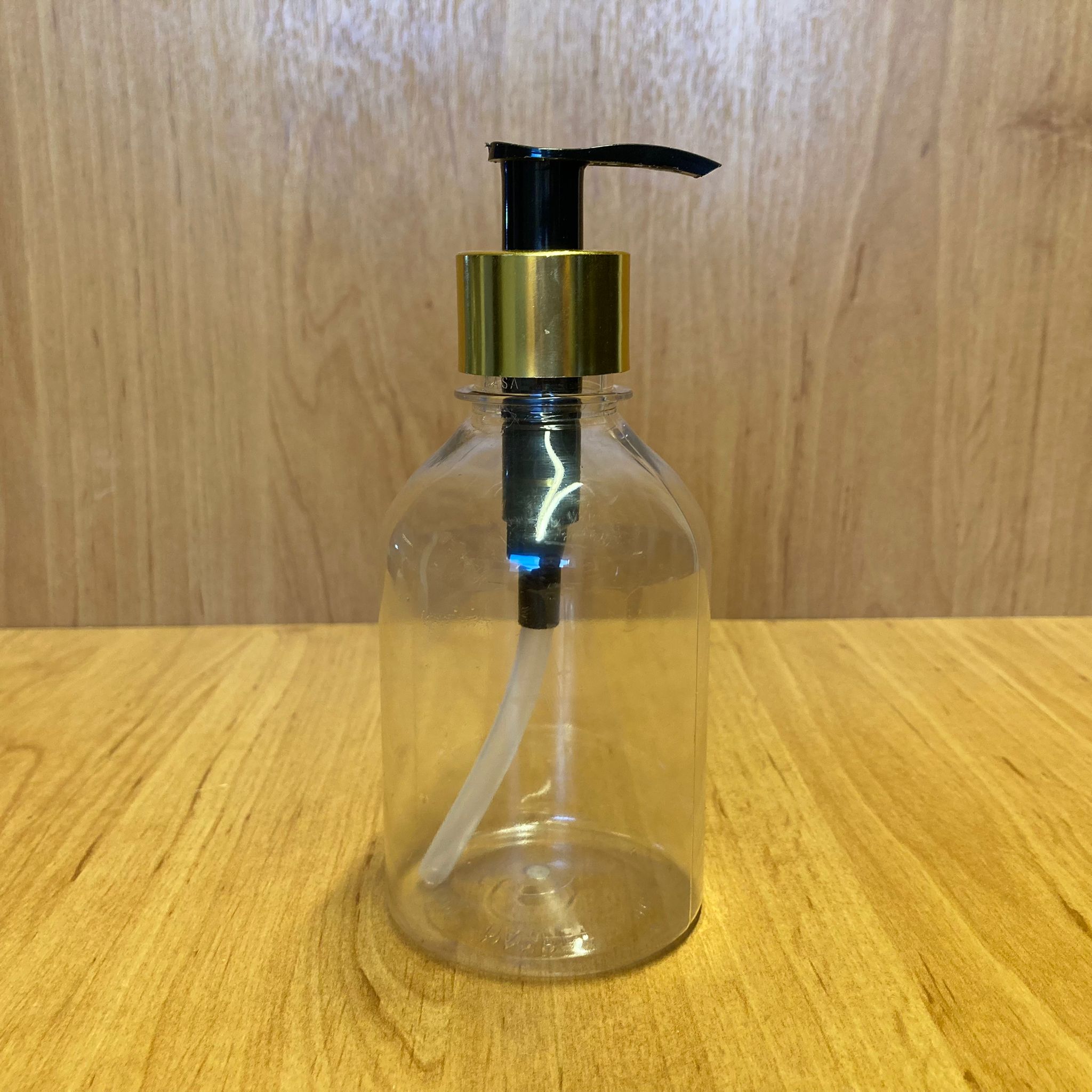 250 Cc Plastik Şişe - Gold Pompalı - 250 Ml Boş Plastik Şişe