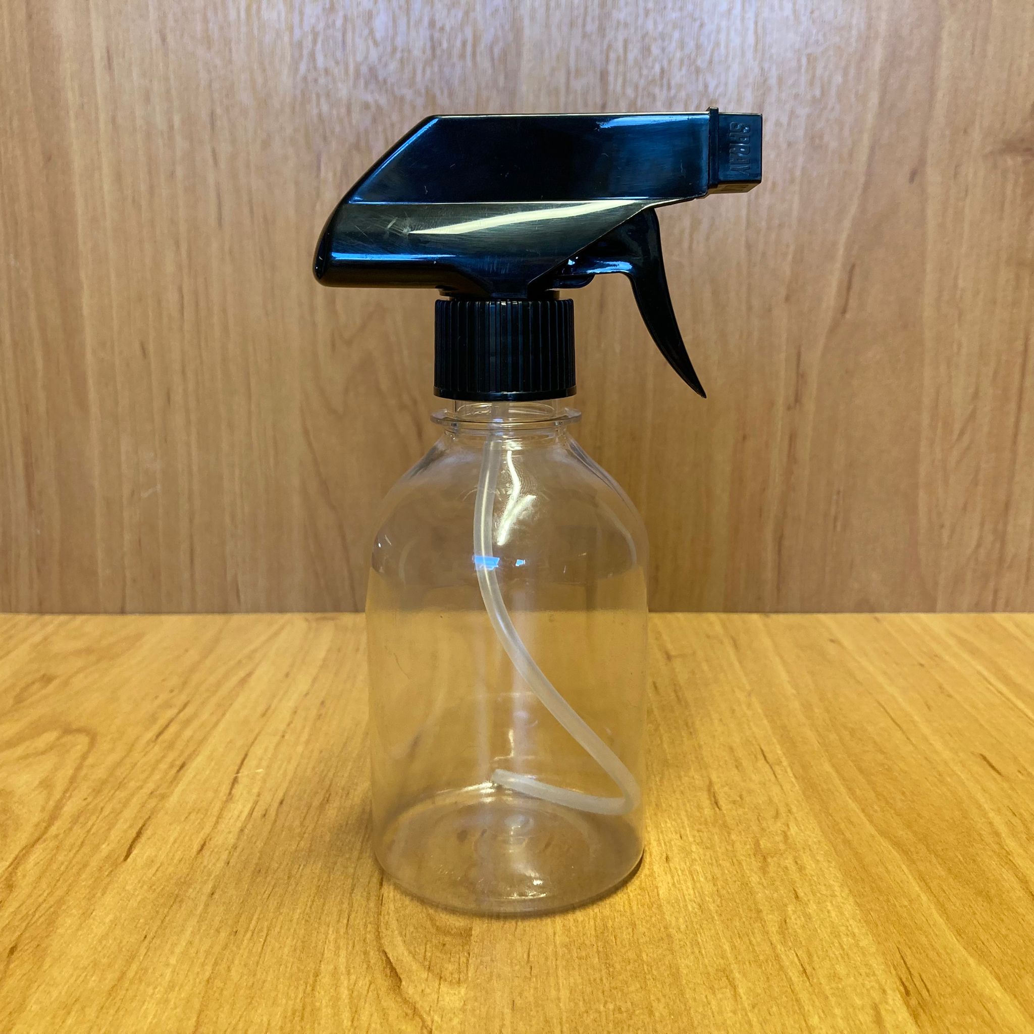 250 Cc Plastik Şişe - Siyah Tetik Spreyli - 250 Ml Boş Plastik Şişe