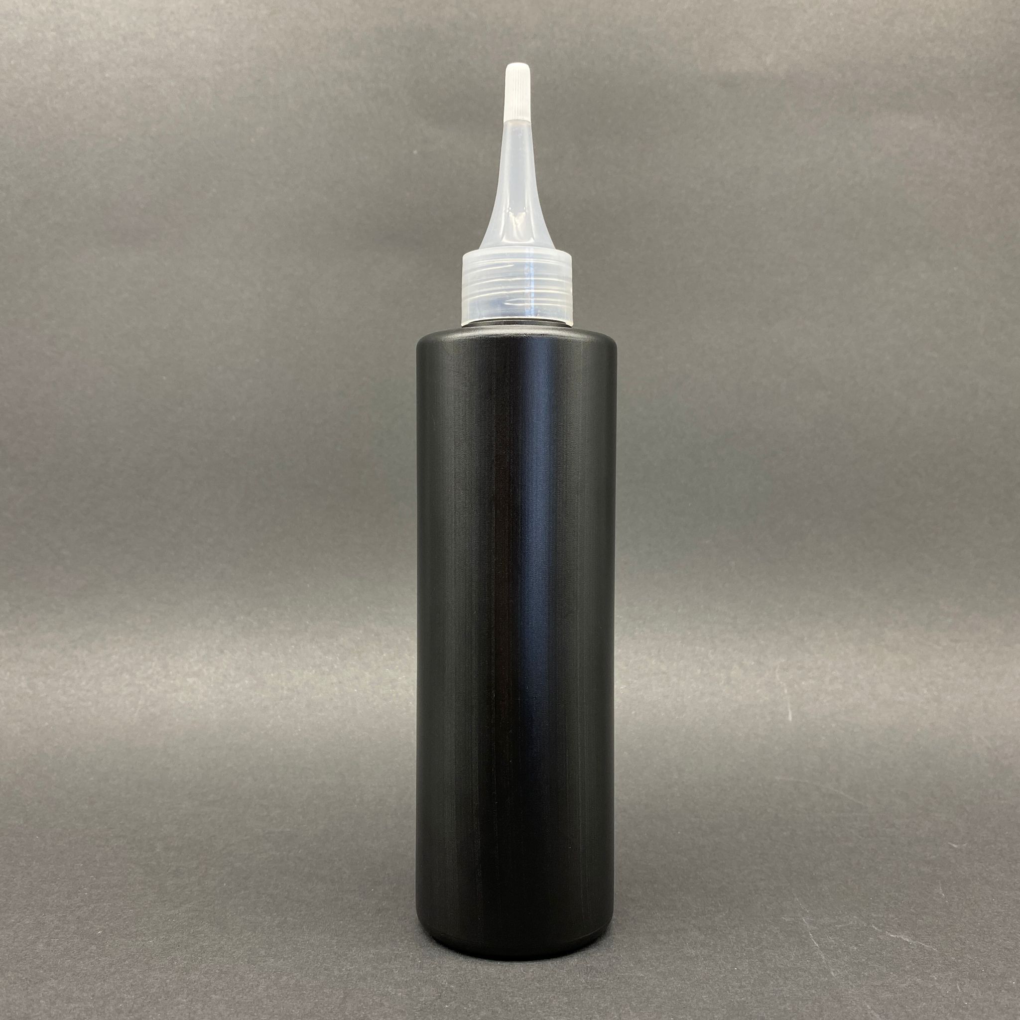 250 Cc Siyah Polietilen Şişe - Akıtıcılı Kapaklı - 250 Ml Plastik Akıtıcılı Şişe