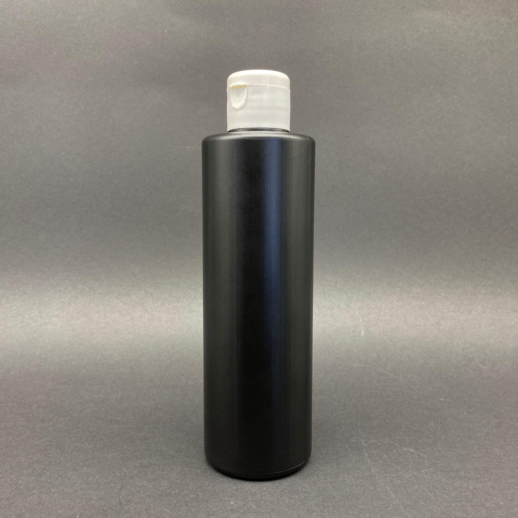 250 Cc Siyah Polietilen Şişe - Beyaz Fliptop Akıtıcı Kapaklı - 250 Ml Plastik Akıtıcılı Şişe