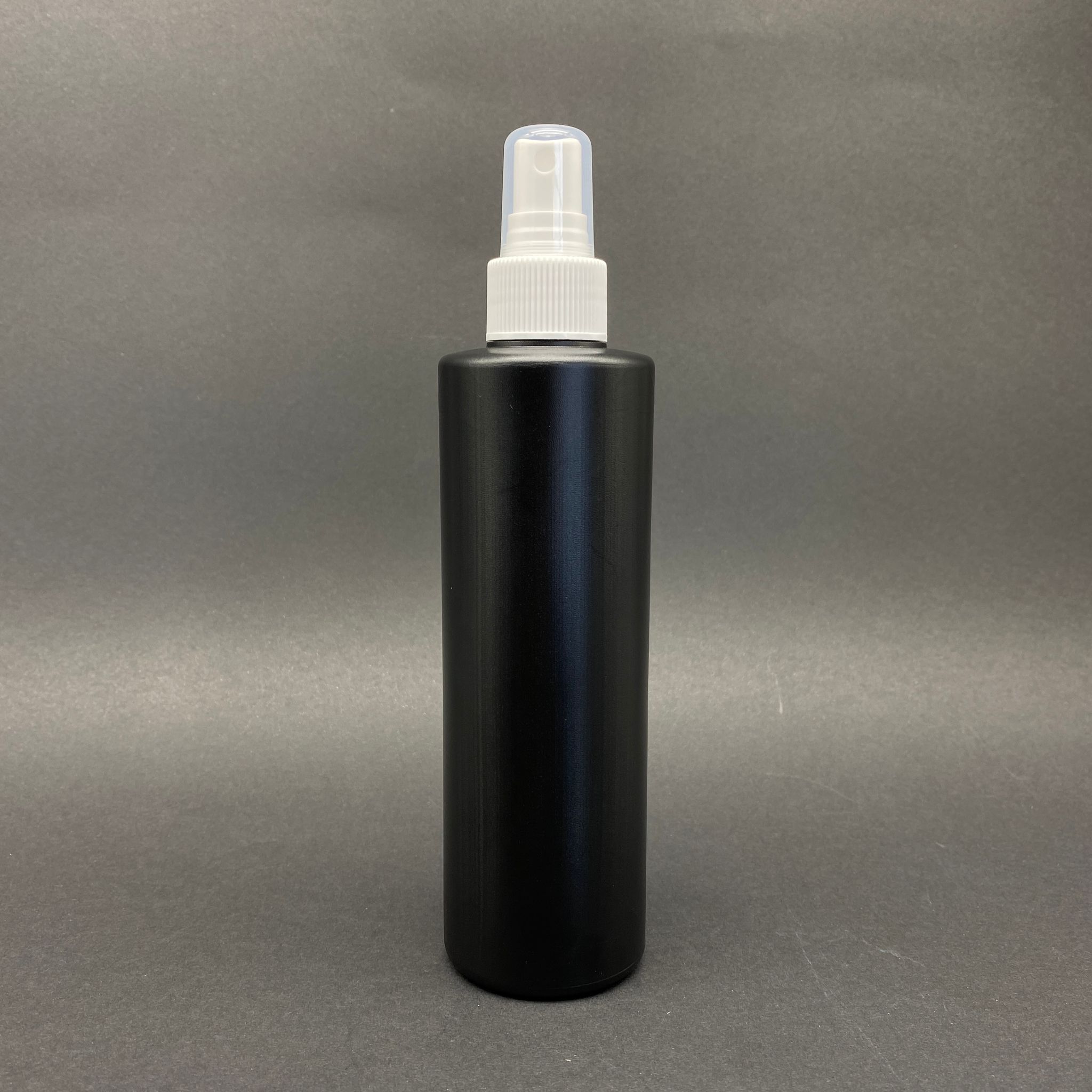 250 Cc Siyah Polietilen Şişe - Beyaz Spreyli - 250 Ml Spreyli Plastik Şişe