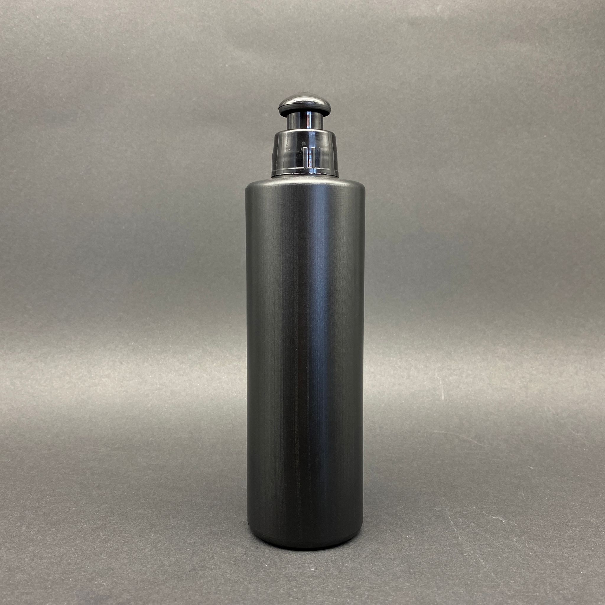 250 Cc Siyah Polietilen Şişe - Push-Pull Akıtıcı Kapaklı - 250 Ml Plastik Akıtıcılı Şişe