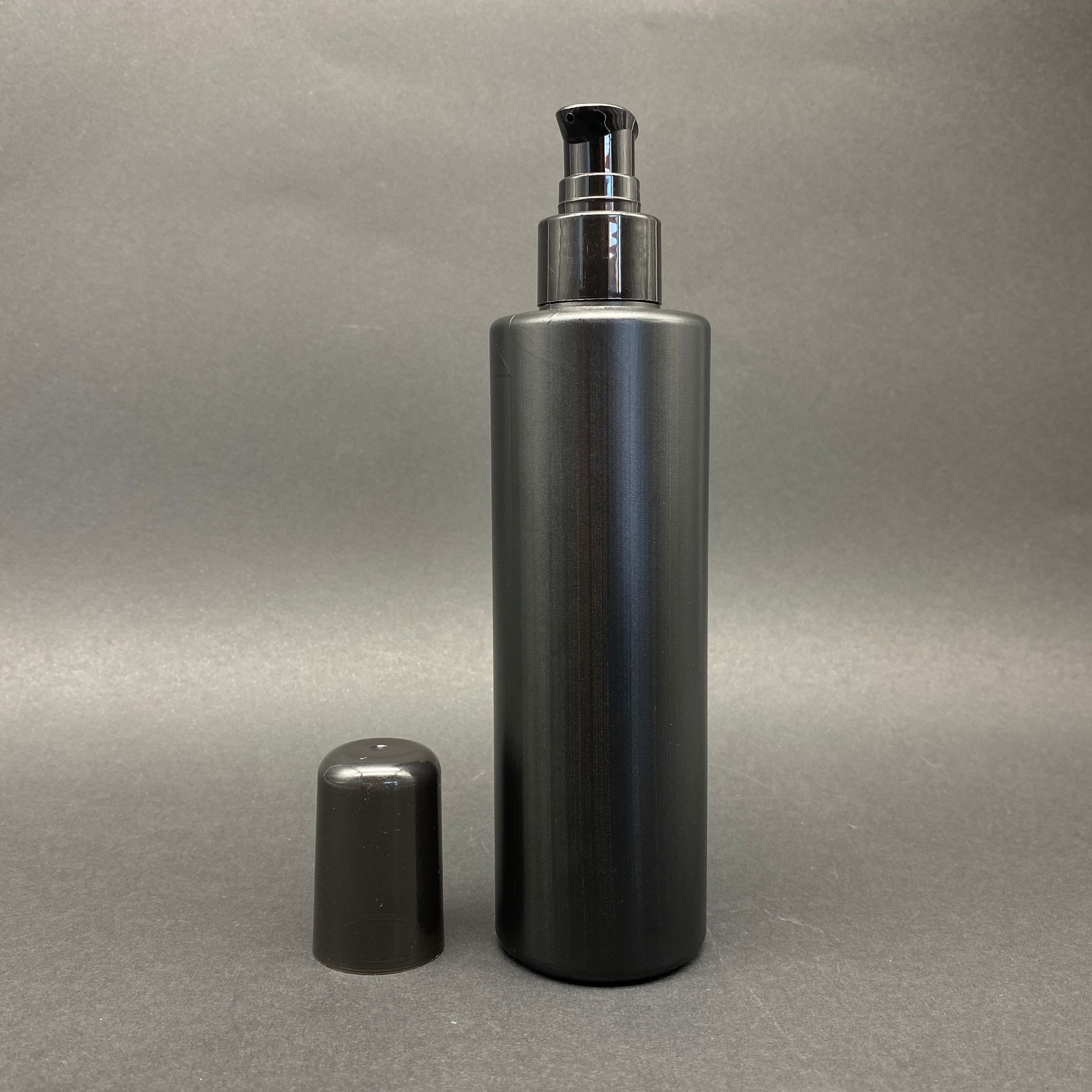 250 Cc Siyah Polietilen Şişe - Siyah Losyon Pompalı - 250 Ml Pompalı Plastik Şişe