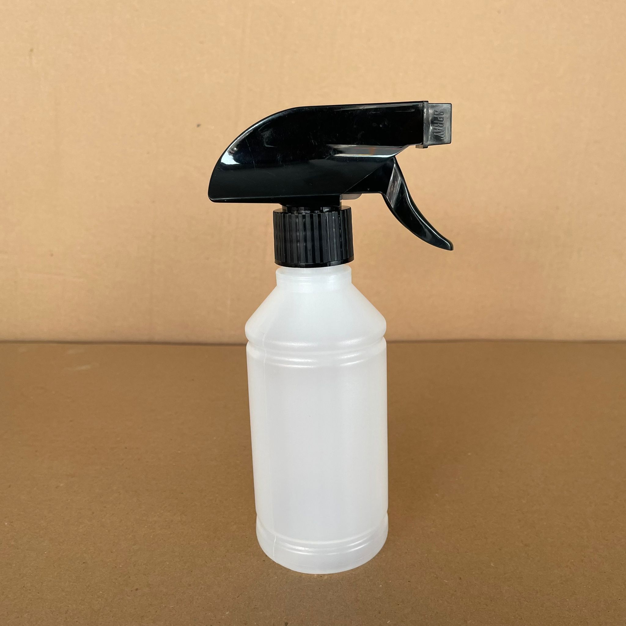 250 Cc Tiner Şişesi - Siyah Triger Tetik Spreyli - 250 Ml Kimyasala Dayanıklı Plastik Şişe - 0,25 Lt Polietilen Şişe