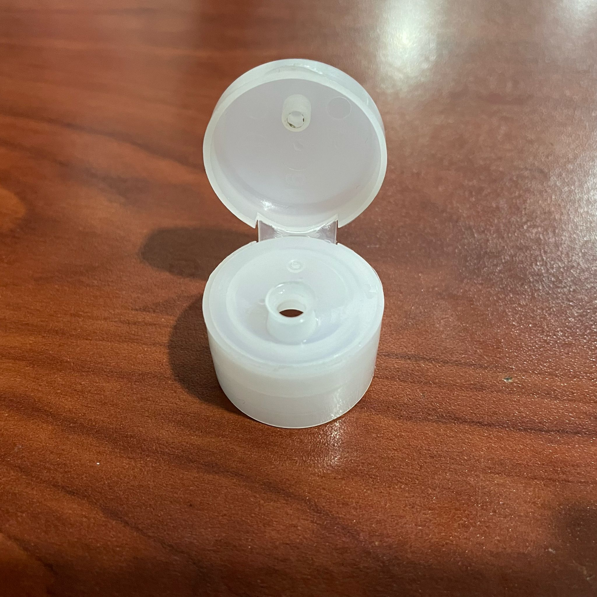 28 Mm Fliptop Kapak Şeffaf - Açılır Kapanır Kapak