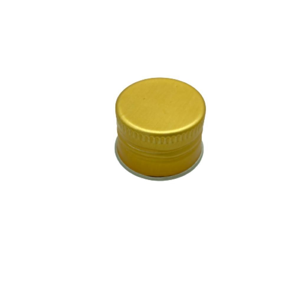 28 Mm Vidalı Gold Alüminyum Kapak (Cold Brew Şişe Kapağı - Soğuk Kahve Şişesi Kapağı)