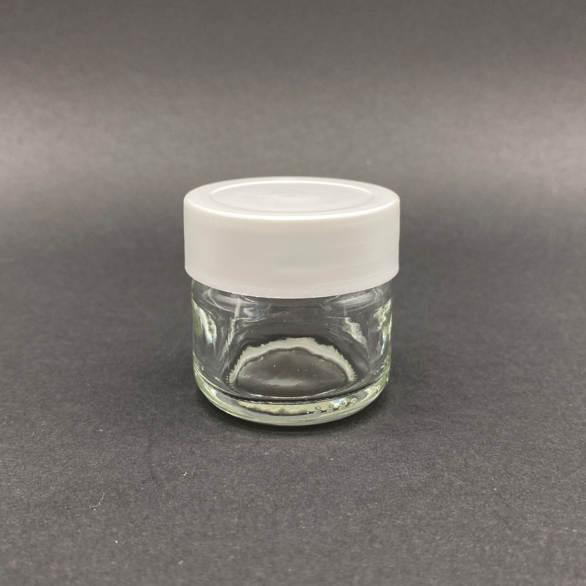 29 Cc Cam Kavanoz - Beyaz Plastik Kapaklı - 29 Ml Cam Kavanoz