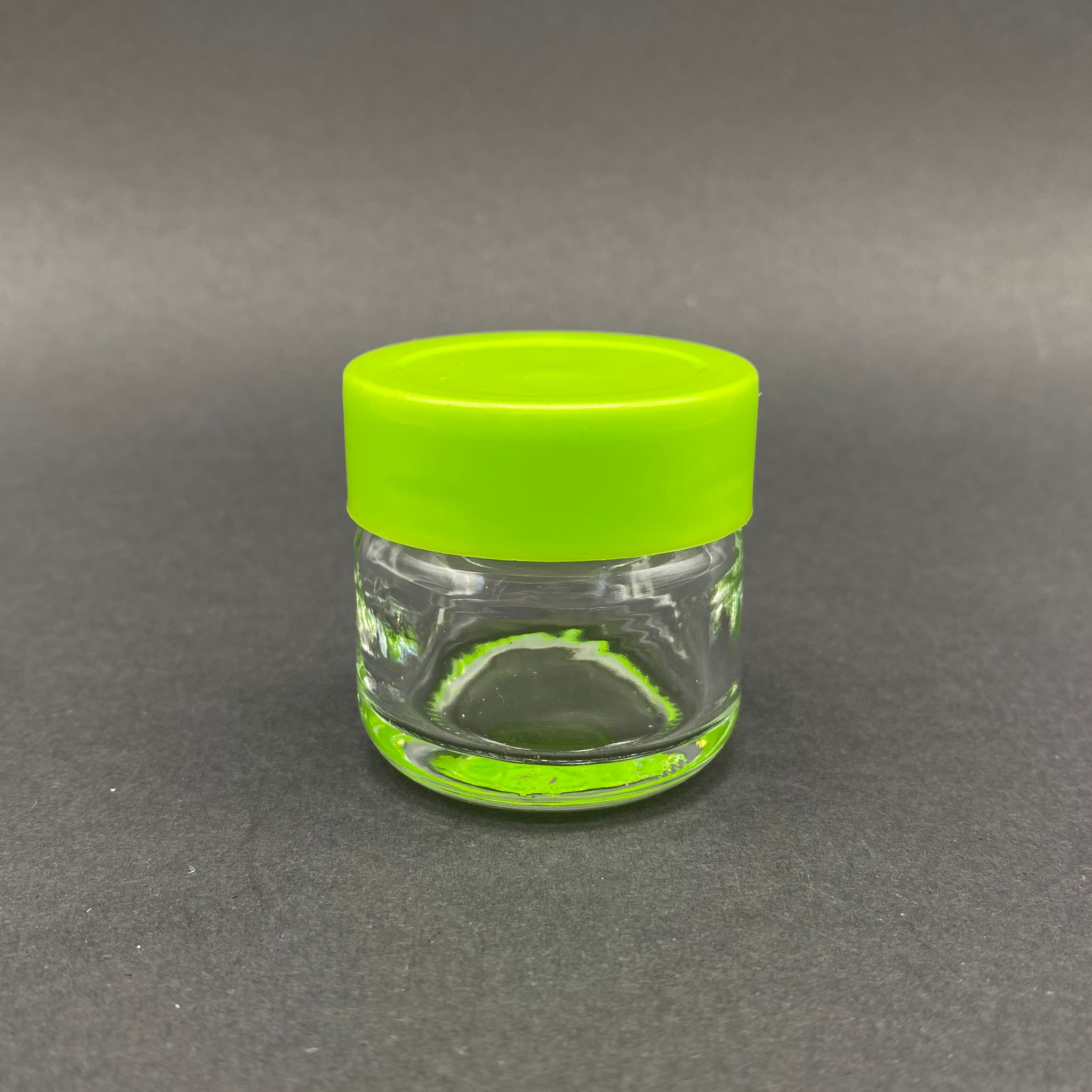 29 Cc Cam Kavanoz - Yeşil Plastik Kapaklı - 29 Ml Cam Kavanoz
