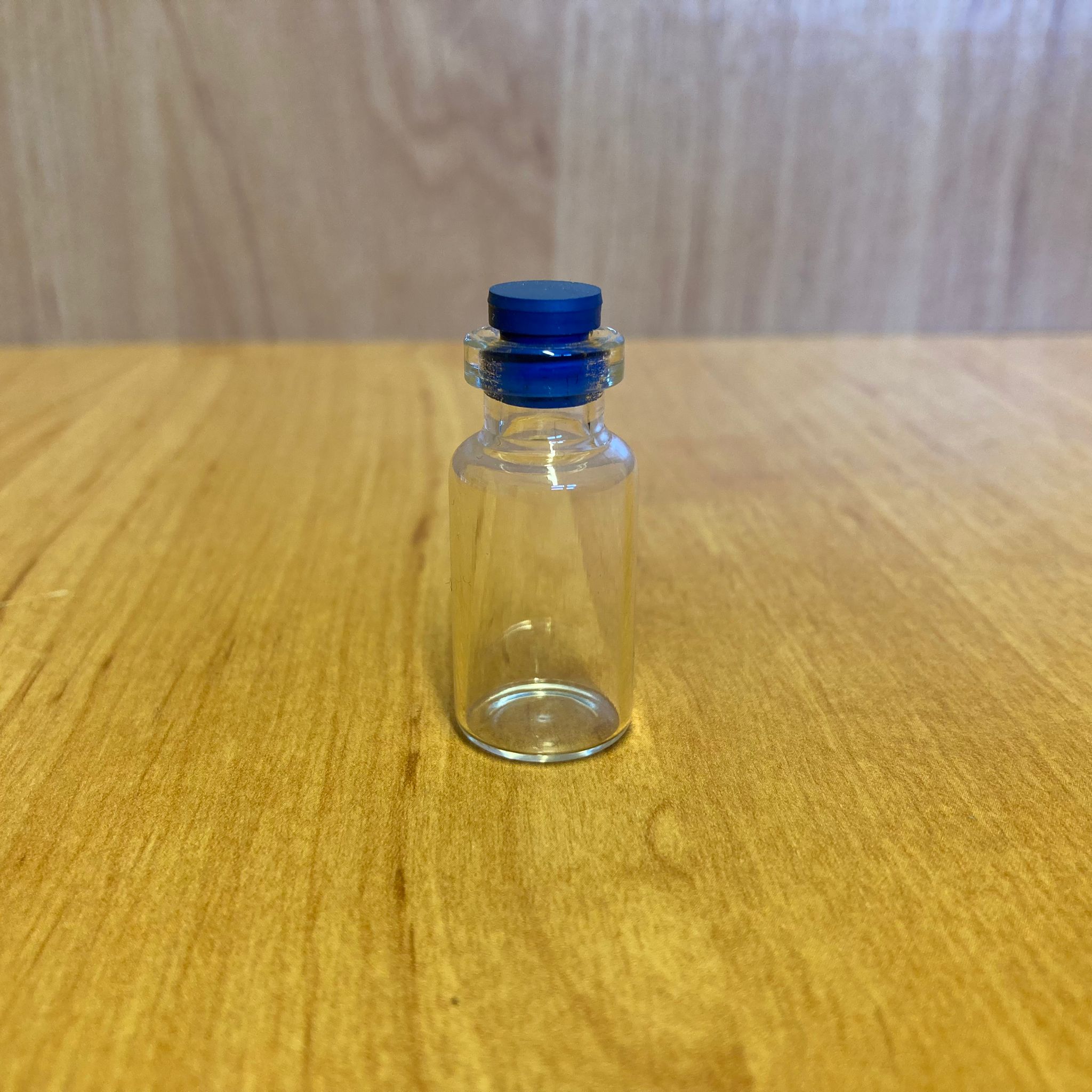 3 Cc Mini Cam Şişe Şeffaf - Kauçuk Tıpalı - 3 Ml Çekme Cam - Üfleme Cam - İnce Cam Şişe