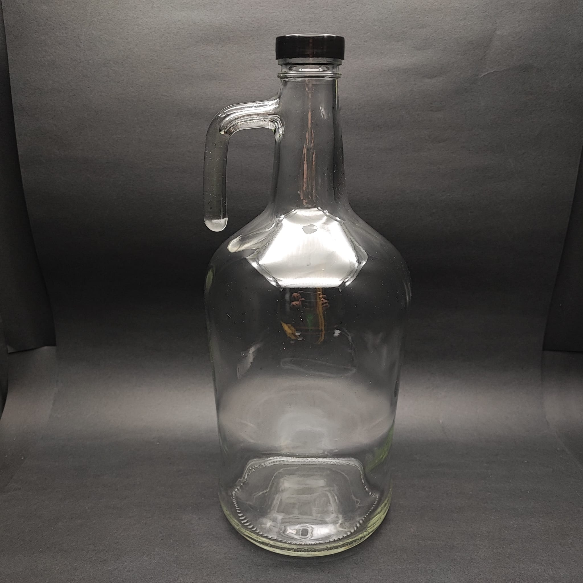 3 Litre Kulplu Galon Şişe + Siyah Kapak - 3000 Cc Şişecam Yağ Şişeleri - Şişecam Ürün Kodu 192699