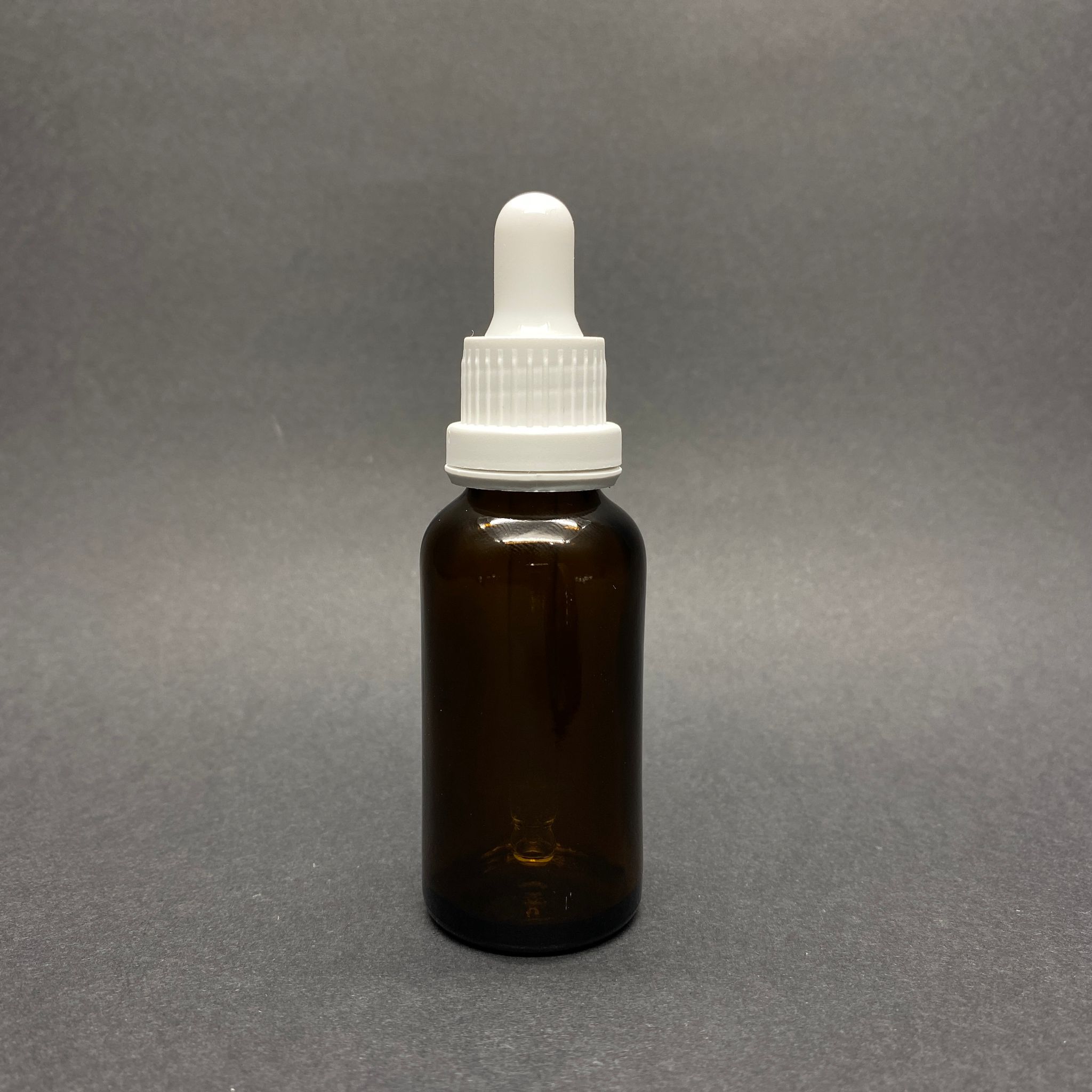 30 Cc Amber Cam Damlalıklı Şişe - Beyaz Emzik - Beyaz Kilitli Plastik Kapak - 30 Ml Kahverengi Cam Damlalıklı Şişe