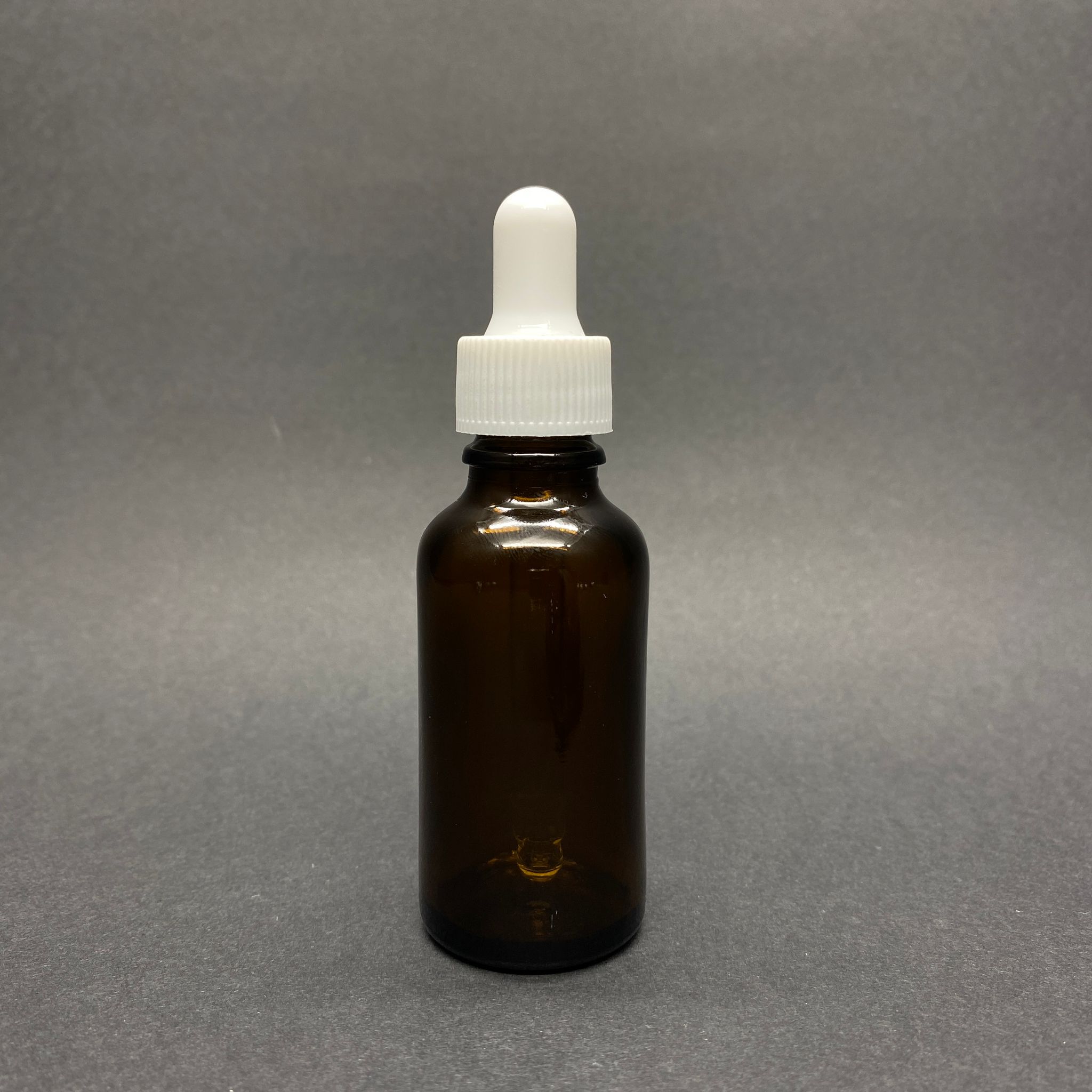 30 Cc Amber Cam Damlalıklı Şişe - Beyaz Emzik - Beyaz Plastik Kapak - 30 Ml Kahverengi Cam Damlalıklı Şişe