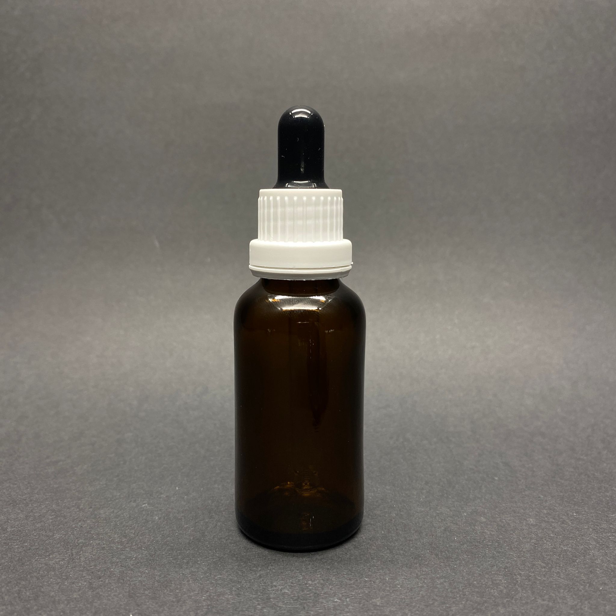 30 Cc Amber Cam Damlalıklı Şişe - Siyah Emzik - Beyaz Kilitli Plastik Kapak - 30 Ml Kahverengi Cam Damlalıklı Şişe