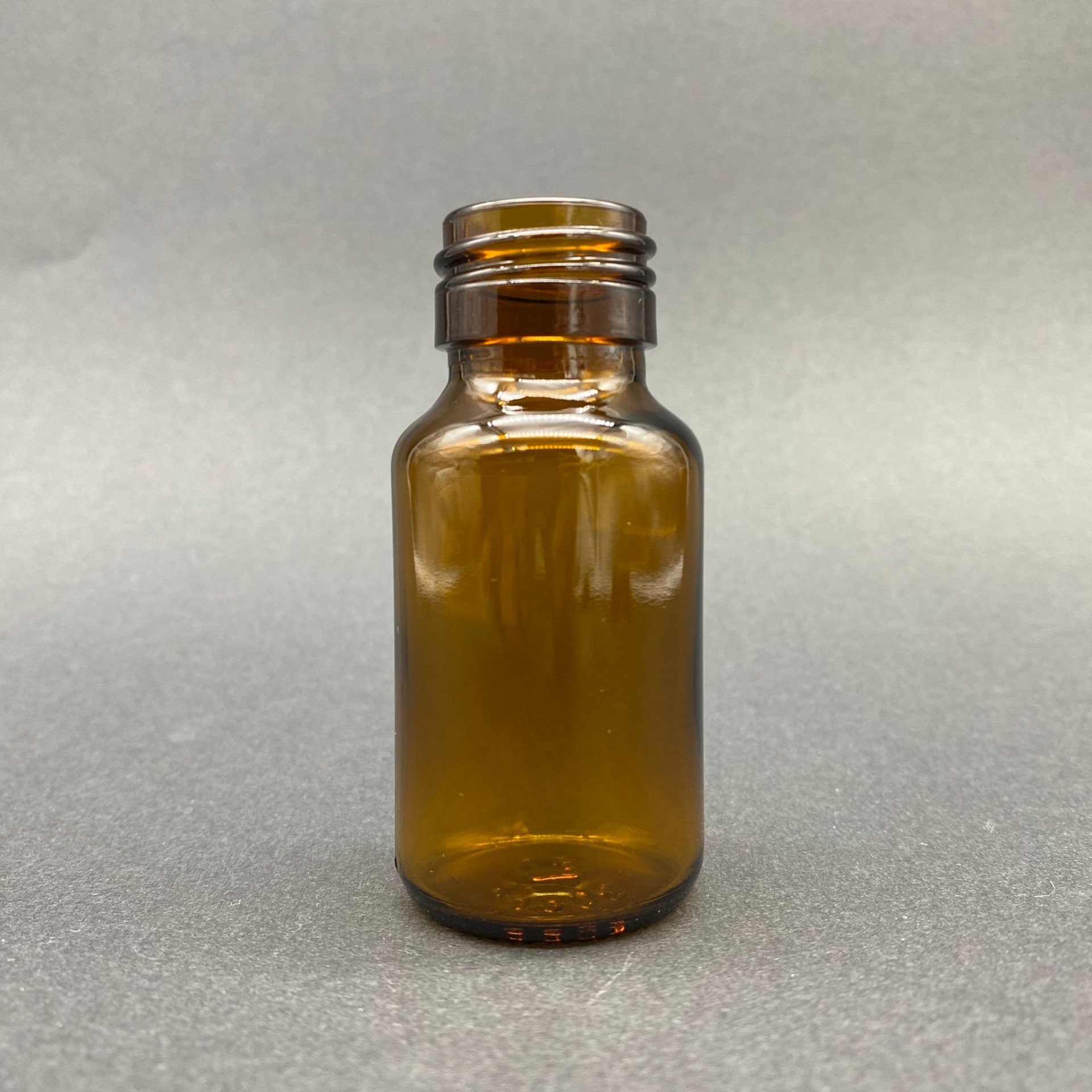 30 Cc Amber Cam Şişe Kapaksız (25 Ağız) - 30 Ml Cam Şişe - Kahverengi - Şişecam Ürün Kodu: 711403