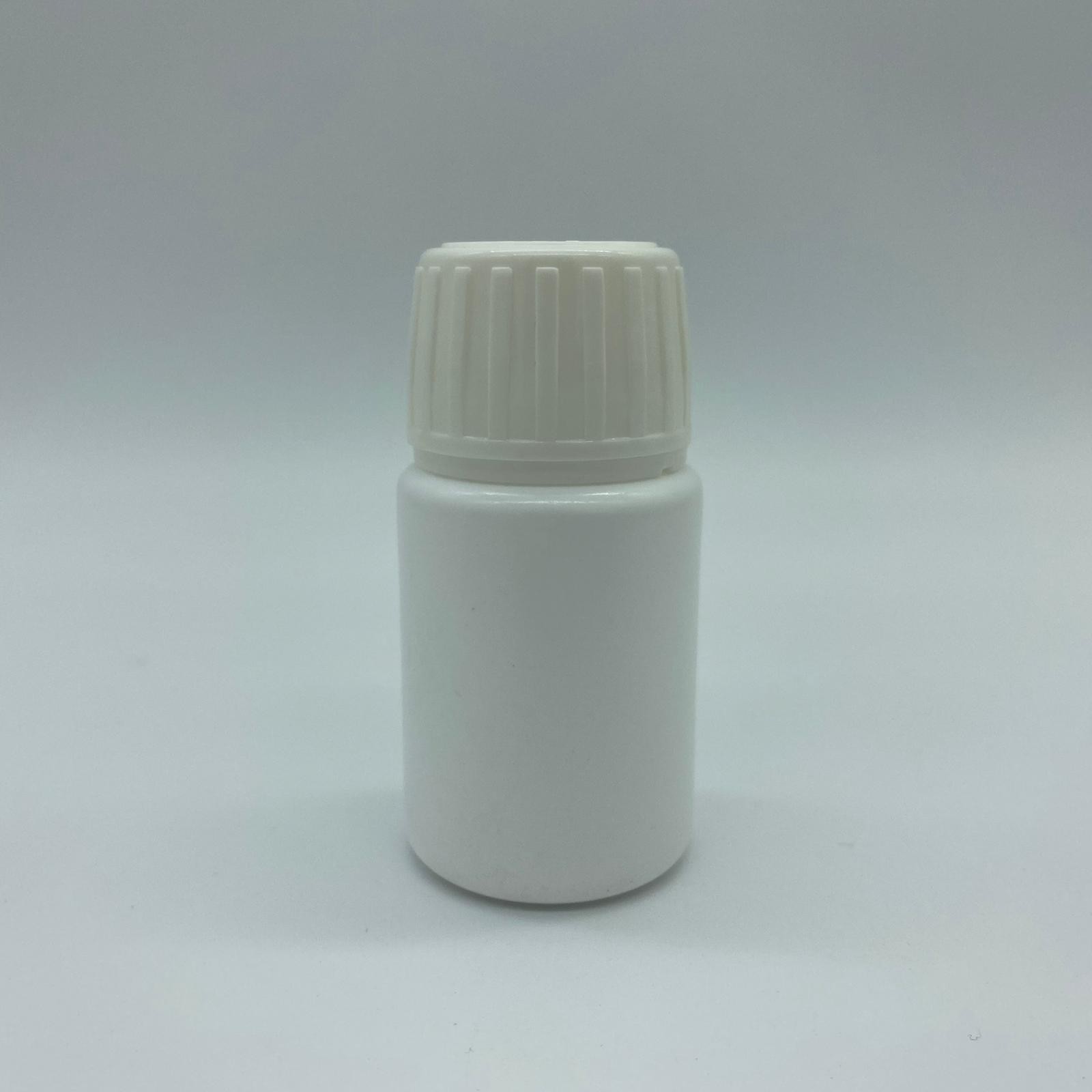 30 Cc Beyaz Sert Polietilen Tablet Şişesi Kapaklı (28 Ağız)