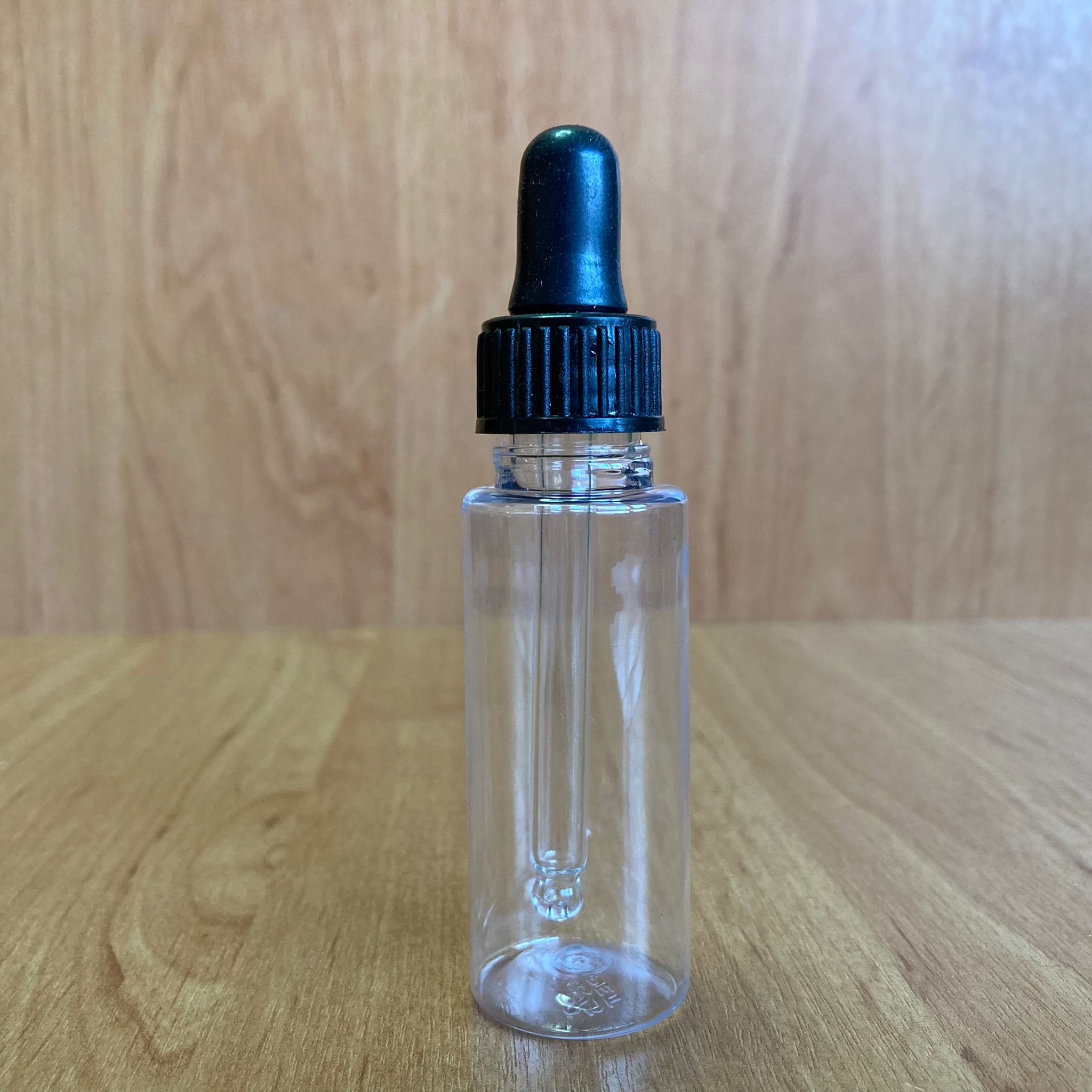 30 Cc Cam Damlalıklı Plastik Şişe - Siyah Emzik - Siyah Plastik Kapak - 30 Ml Şeffaf Cam Damlalıklı Plastik Şişe