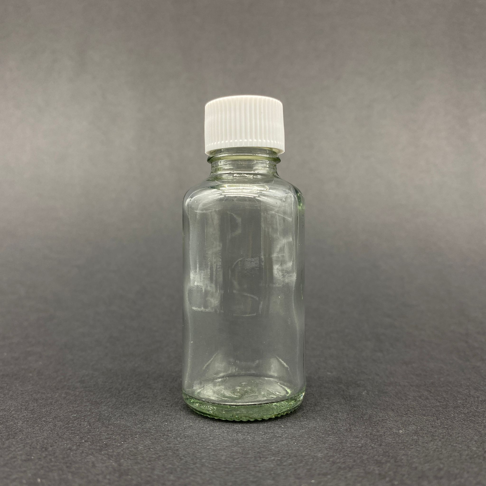 30 Cc Cam Şişe - Beyaz Kapaklı - 30 Ml Standart Cam Şişe