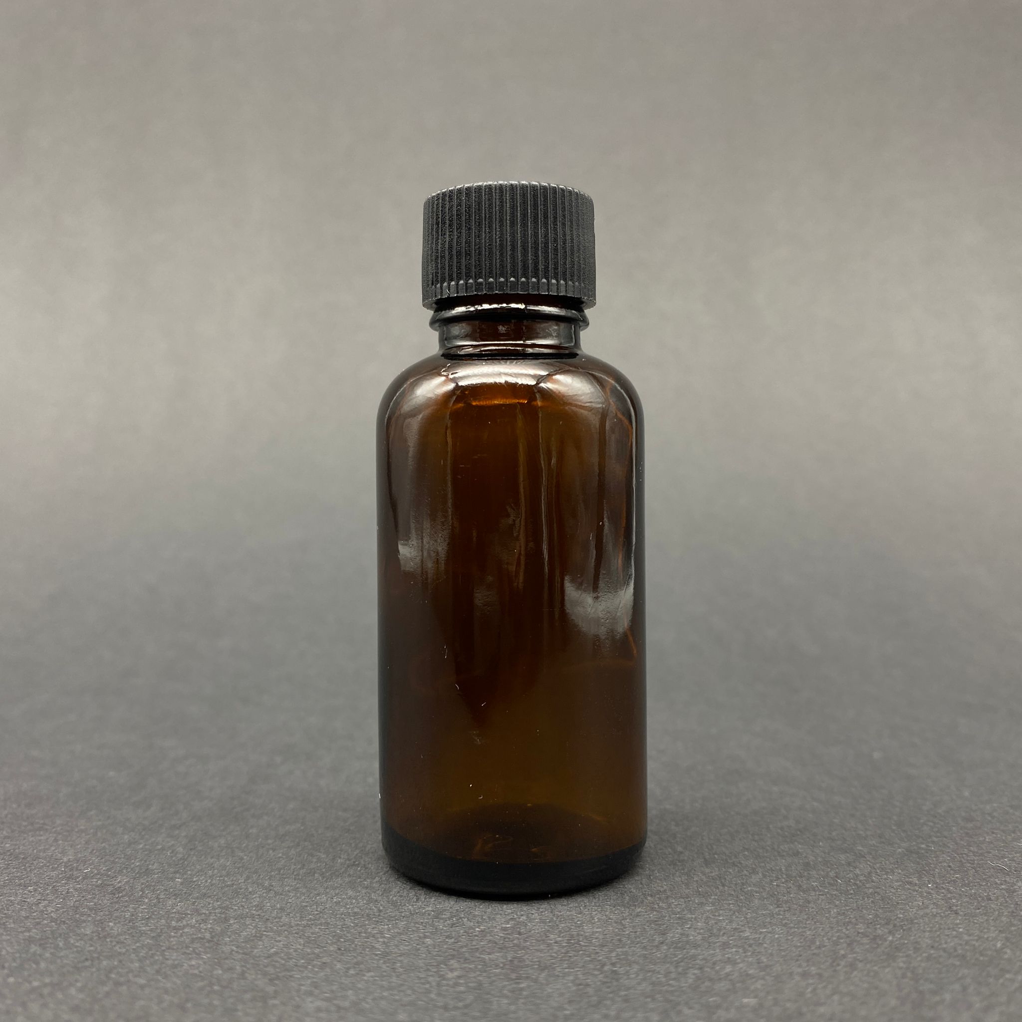 30 Cc Kahverengi Cam Şişe - Siyah Kapaklı - 30 Ml Amber Standart Cam Şişe