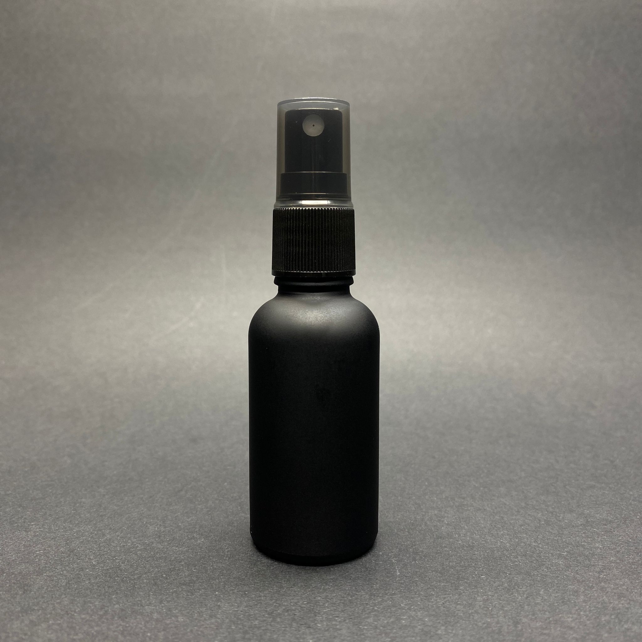 30 Cc Mat Siyah Boyalı Cam Şişe - Siyah Spreyli - 30 Ml Cam Şişe - Mat Siyah Renk