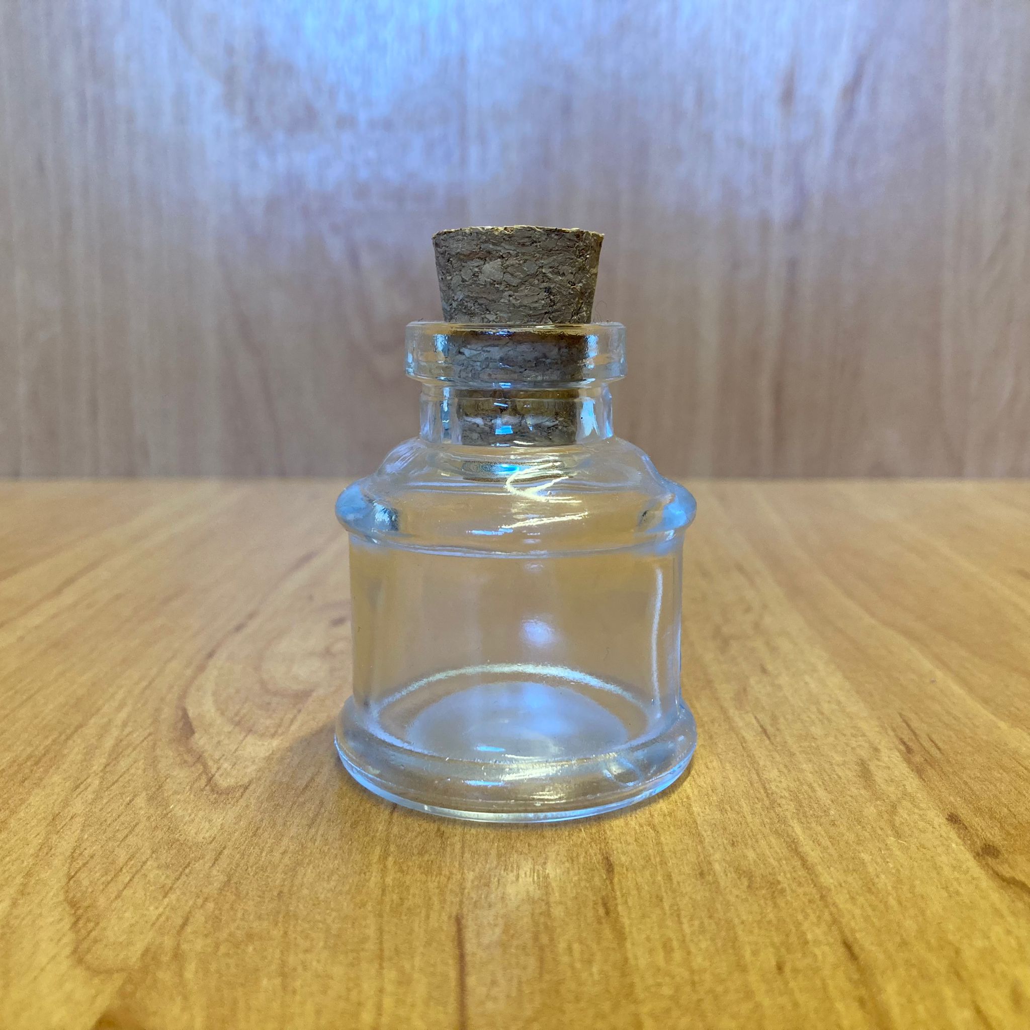 30 Cc Mürekkep Şişesi  - Mantar Tıpalı Cam Şişe 30 Ml