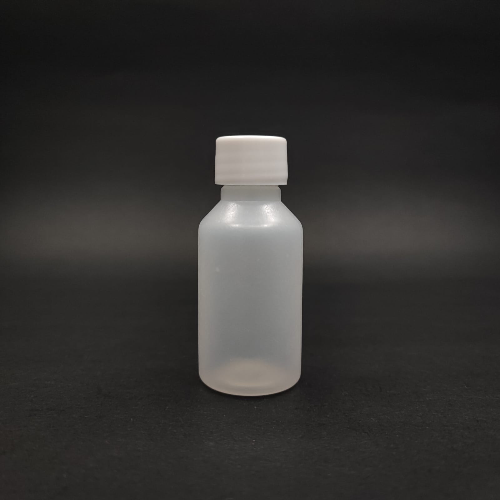 30 Cc Natüral Polietilen Şişe + Kendinden Contalı Sızdırmaz Beyaz Kapak - 30 Ml Kapaklı Pet Şişe