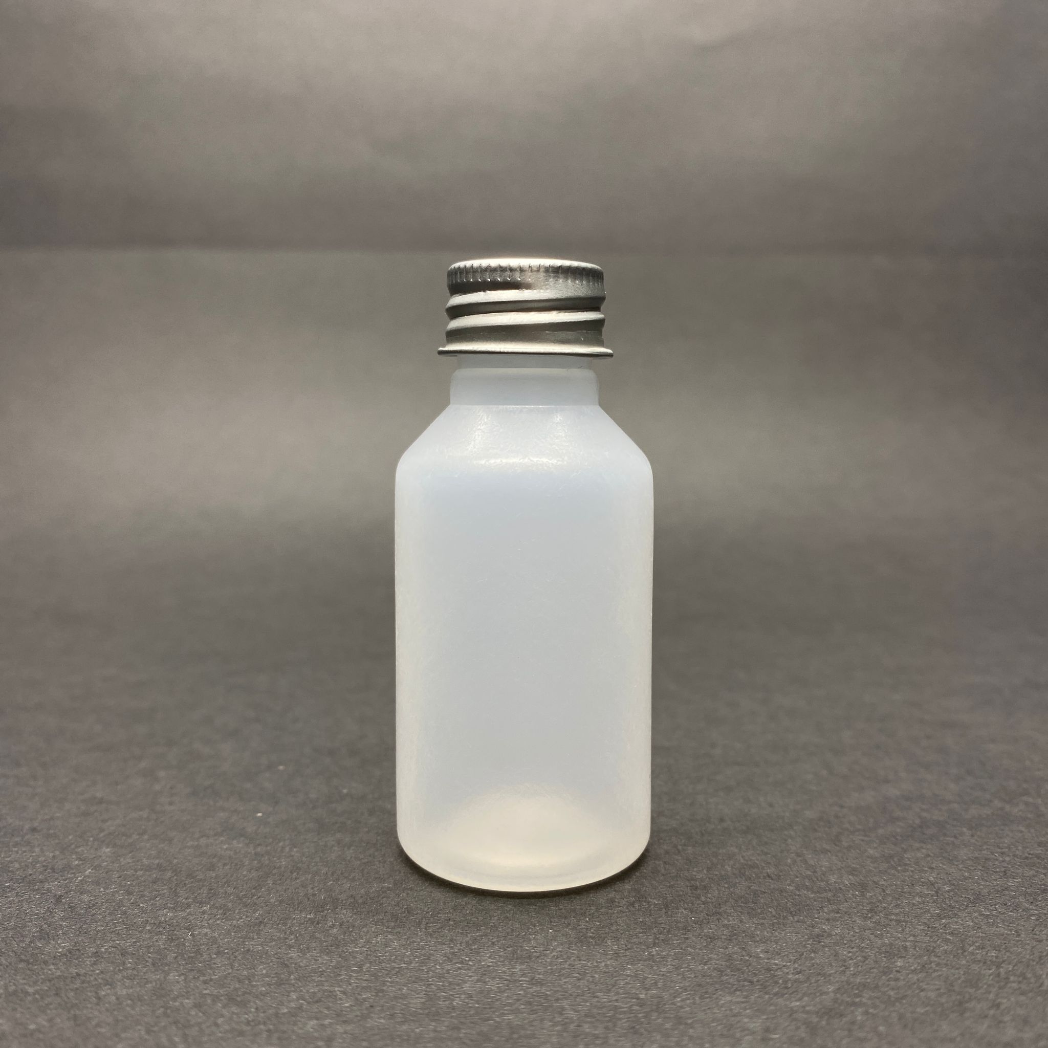 30 Cc Natürel Polietilen Şişe - Gümüş Alüminyum Kapaklı  - 30 Ml Polietilen Şişe - Esnek