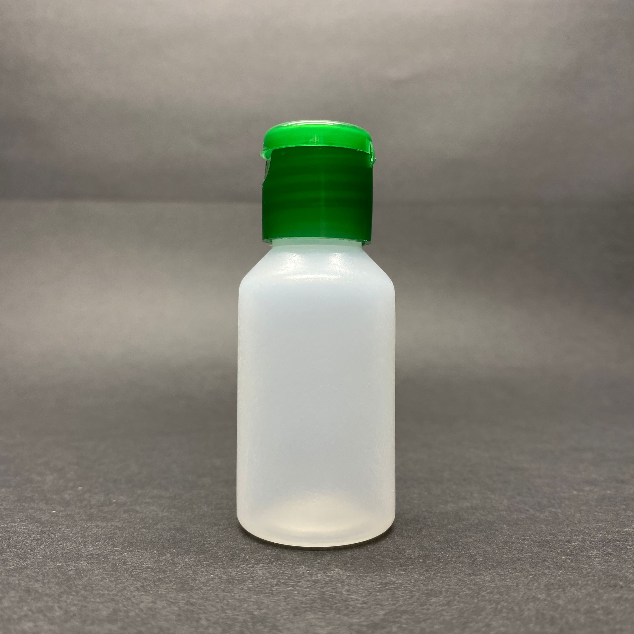 30 Cc Natürel Polietilen Şişe - Yeşil Açılır Kapanır Fliptop Kapaklı  - 30 Ml Polietilen Şişe - Esnek