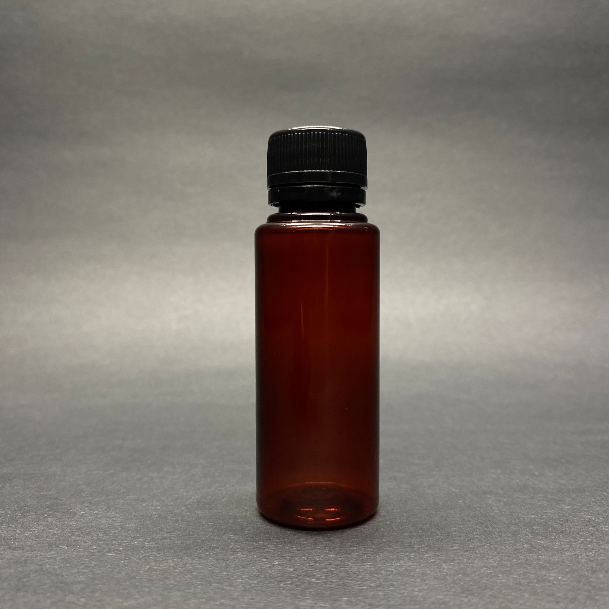 30 Cc Pet Shot Şişesi  - Kilitli Siyah Kapaklı Kolajen Şişesi - 30 Ml Plastik Şişe - Amber (Kilitli Kapak Sertçe Bastırarak Kapanır)