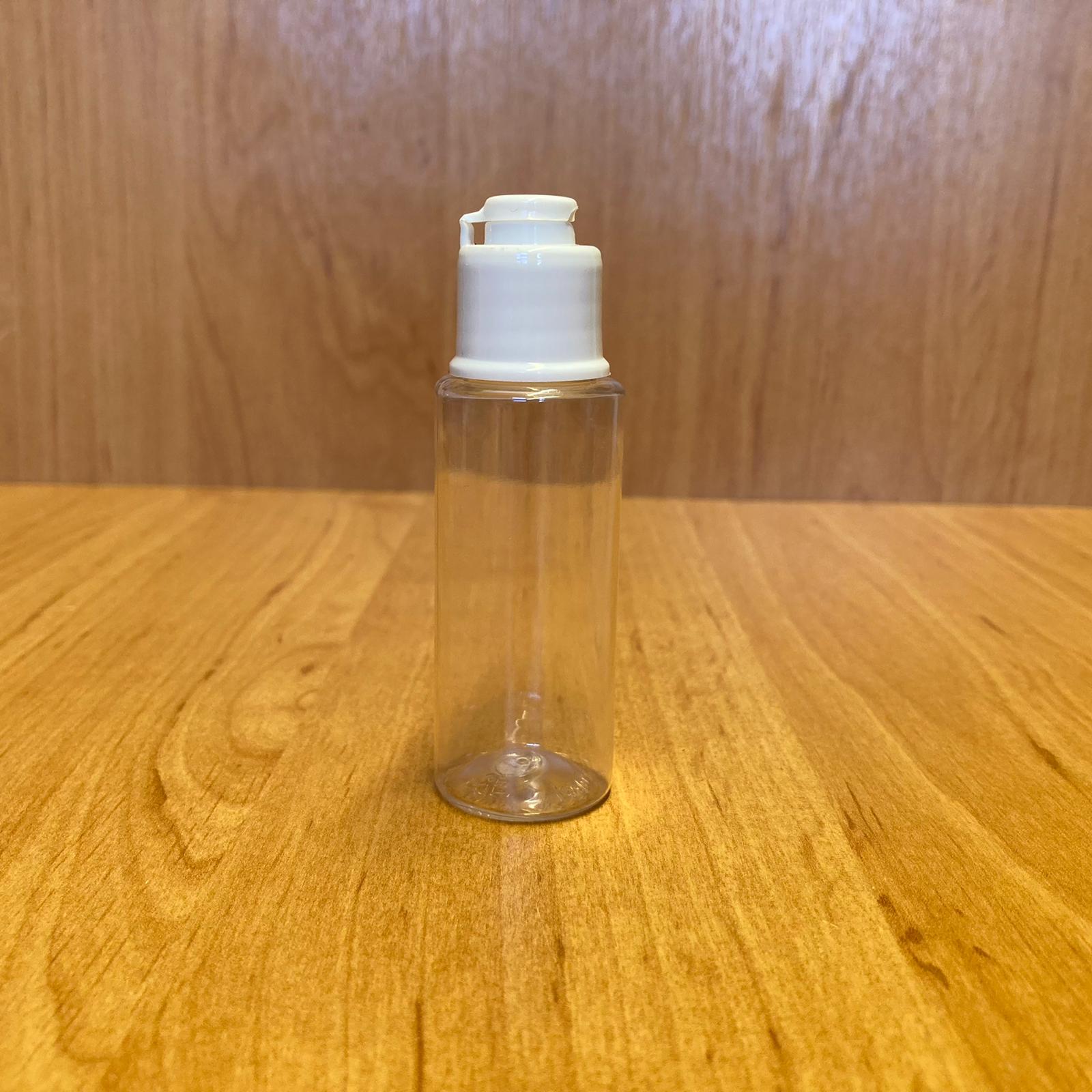 30 Cc Plastik Şişe - Yeni Beyaz Fliptop Kapaklı - Açılır Kapanır Kapaklı - 30 Ml Akıtıcılı Pet Şişe