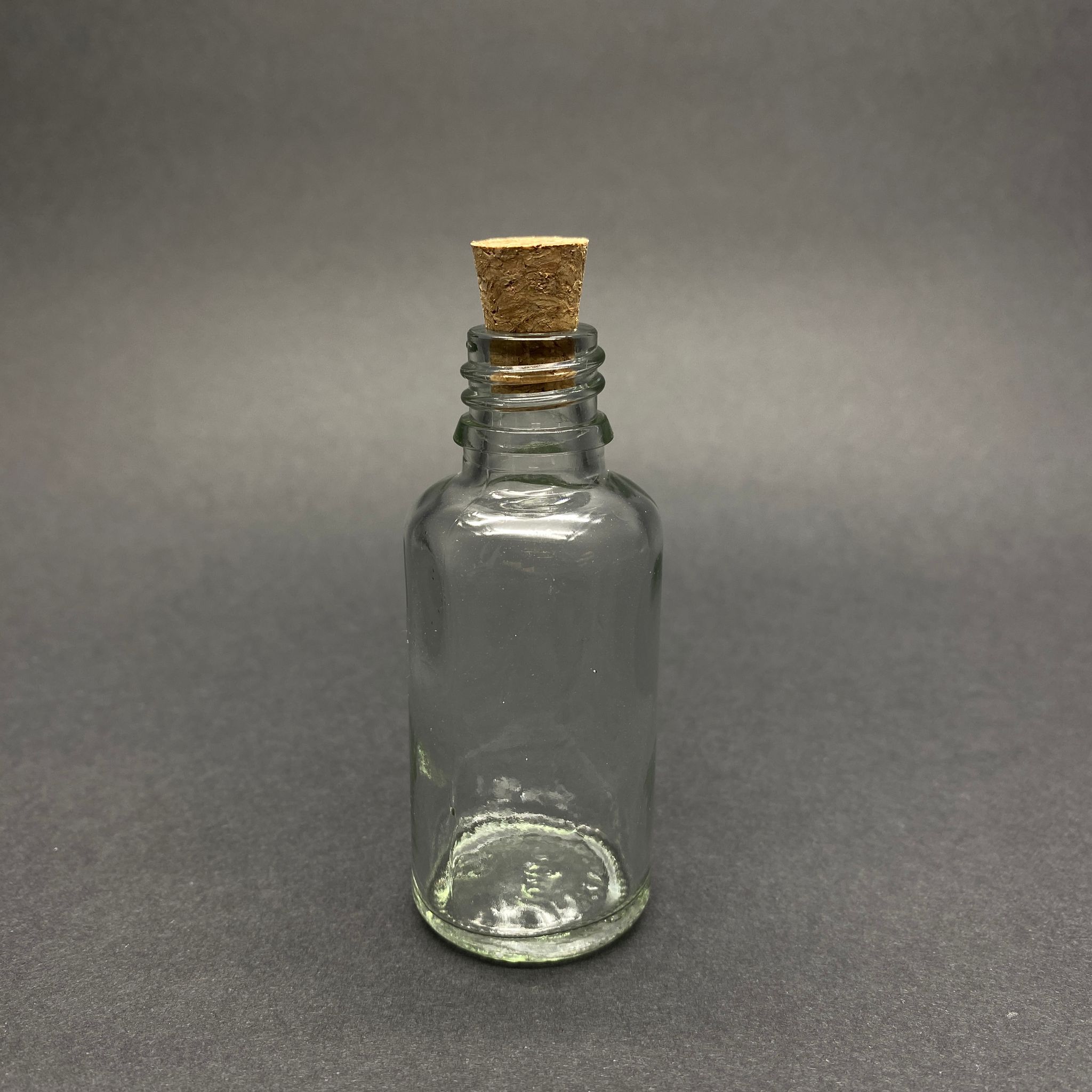 30 Cc Şeffaf Cam Şişe - Mantar Tıpalı - 30 Ml Mantarlı Saydam Cam Şişe