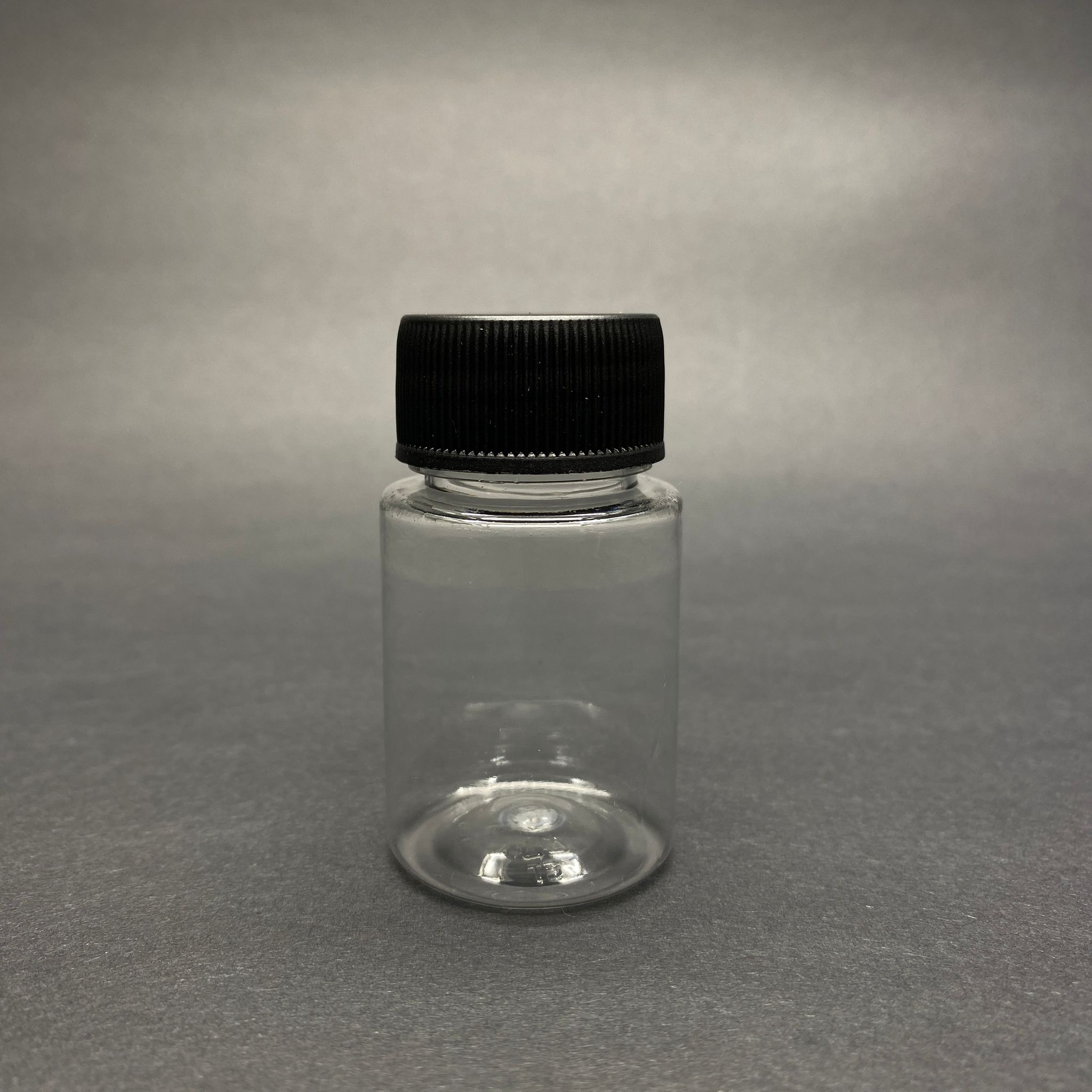 30 Cc Şeffaf Pet Kavanoz - Siyah Sızdırmaz Kapaklı - 30 Ml Geniş Ağızlı Pet Şişe - Minik Numune Kavanozu - Ufak Plastik Kavanoz