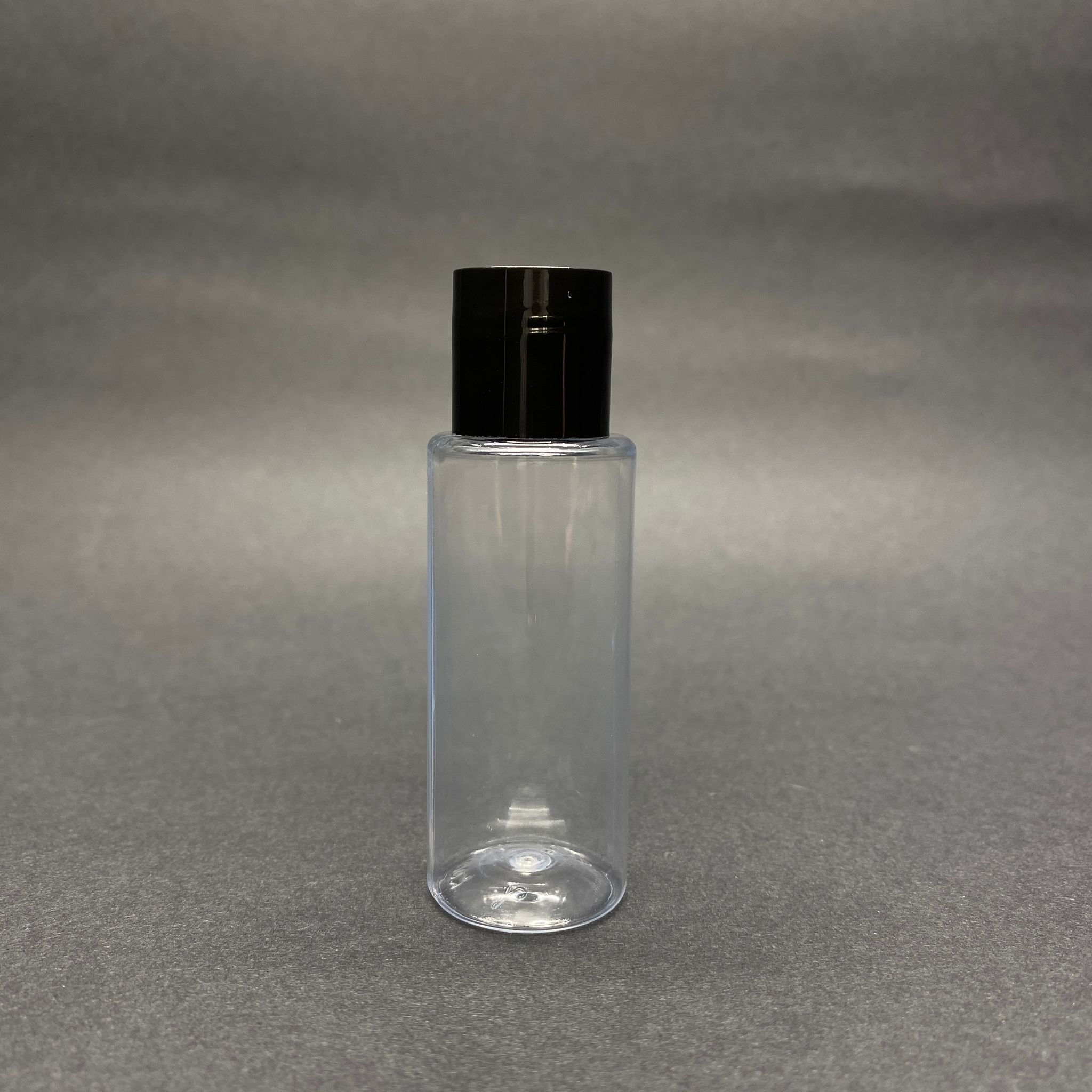 30 Cc Şeffaf Pet Şişe - Siyah Sızdırmaz Kapaklı - 30 Ml Buklet Şişe Uzun Tip