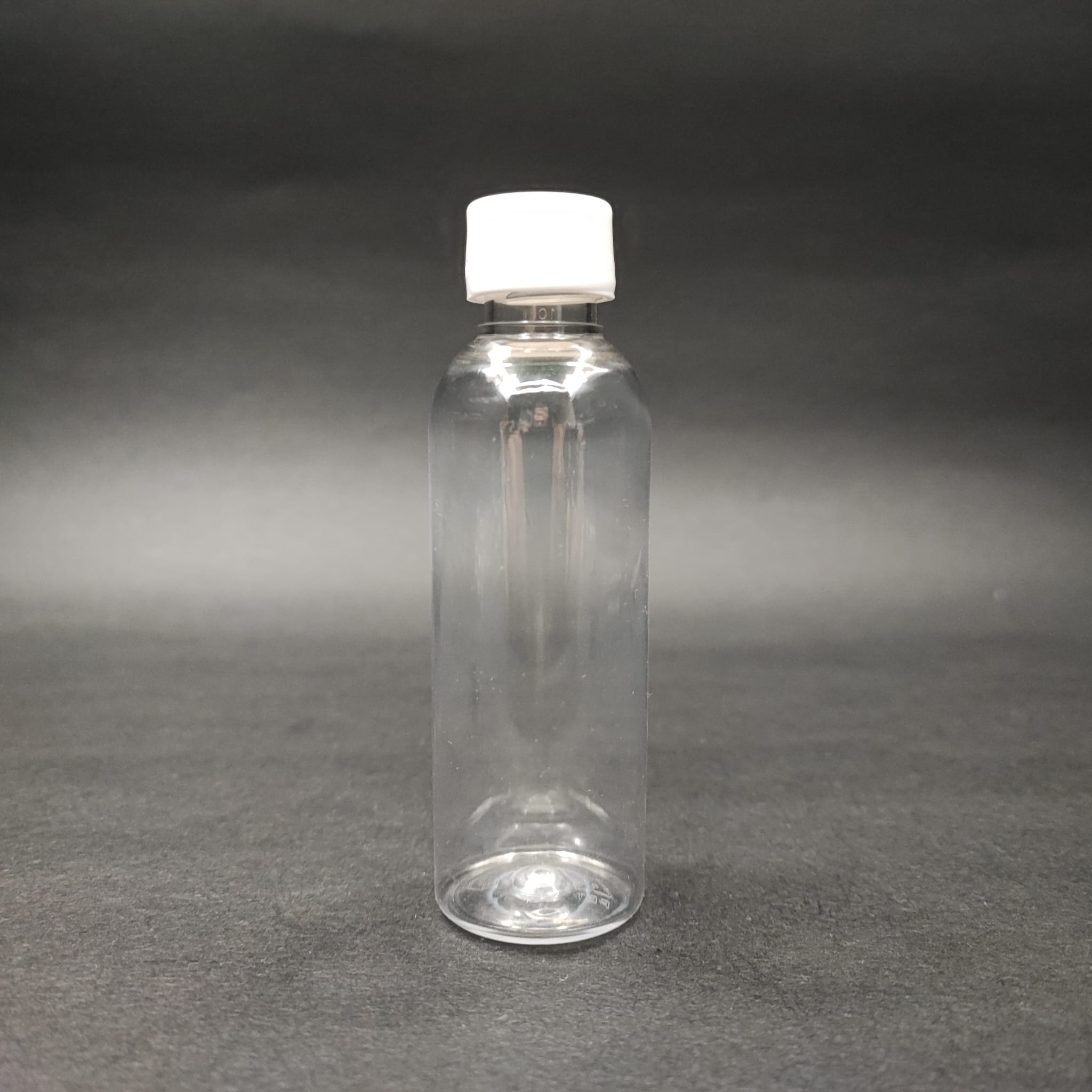 30 Cc Şeffaf Plastik Uzun Şişe + Kendinden Contalı Sızdırmaz Beyaz Kapak - 30 Ml Kapaklı Pet Şişe