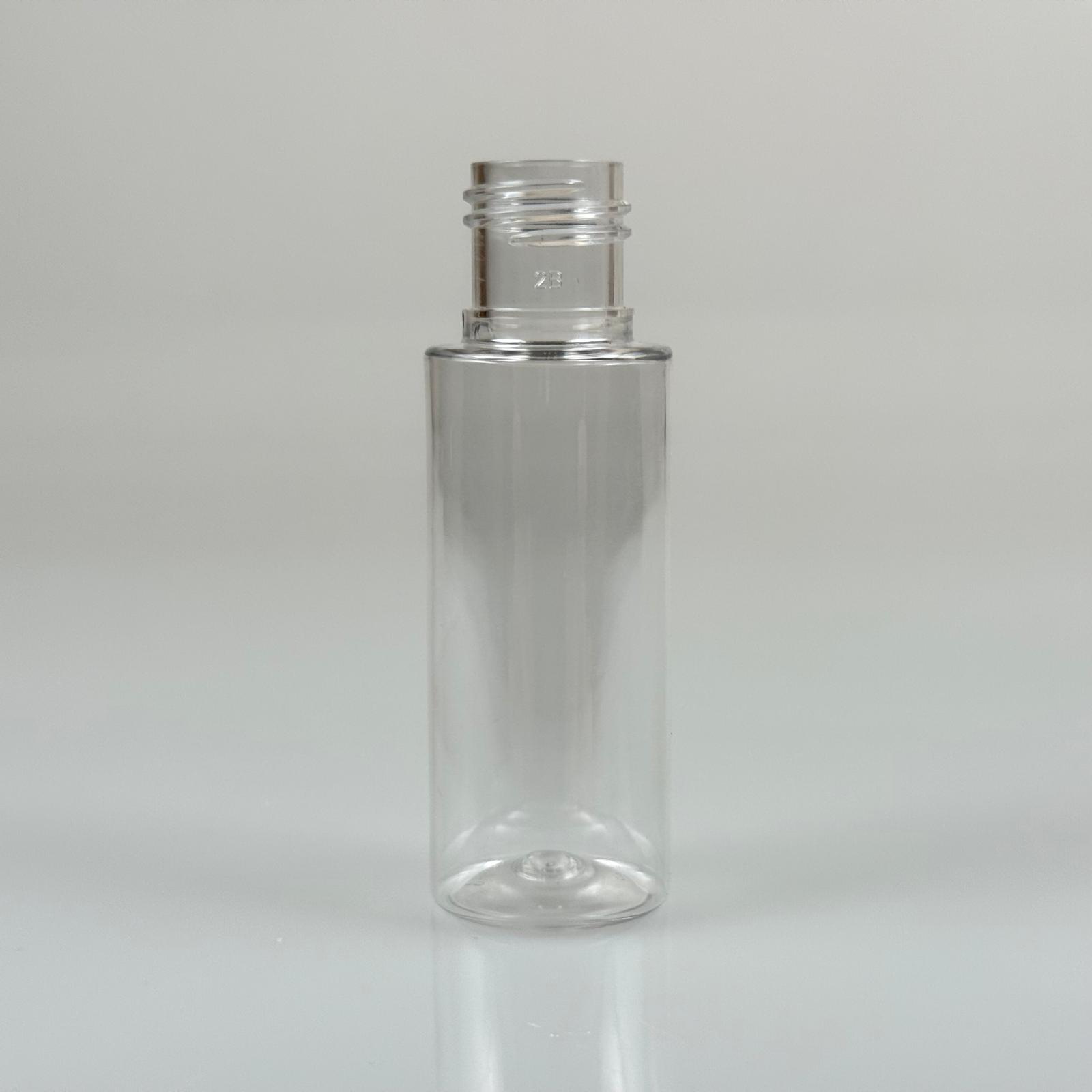 30 Cc Şeffaf Silindir Uzun Model Pet Şişe Kapaksız (18 Ağız) - 30 Ml Pet Şişe