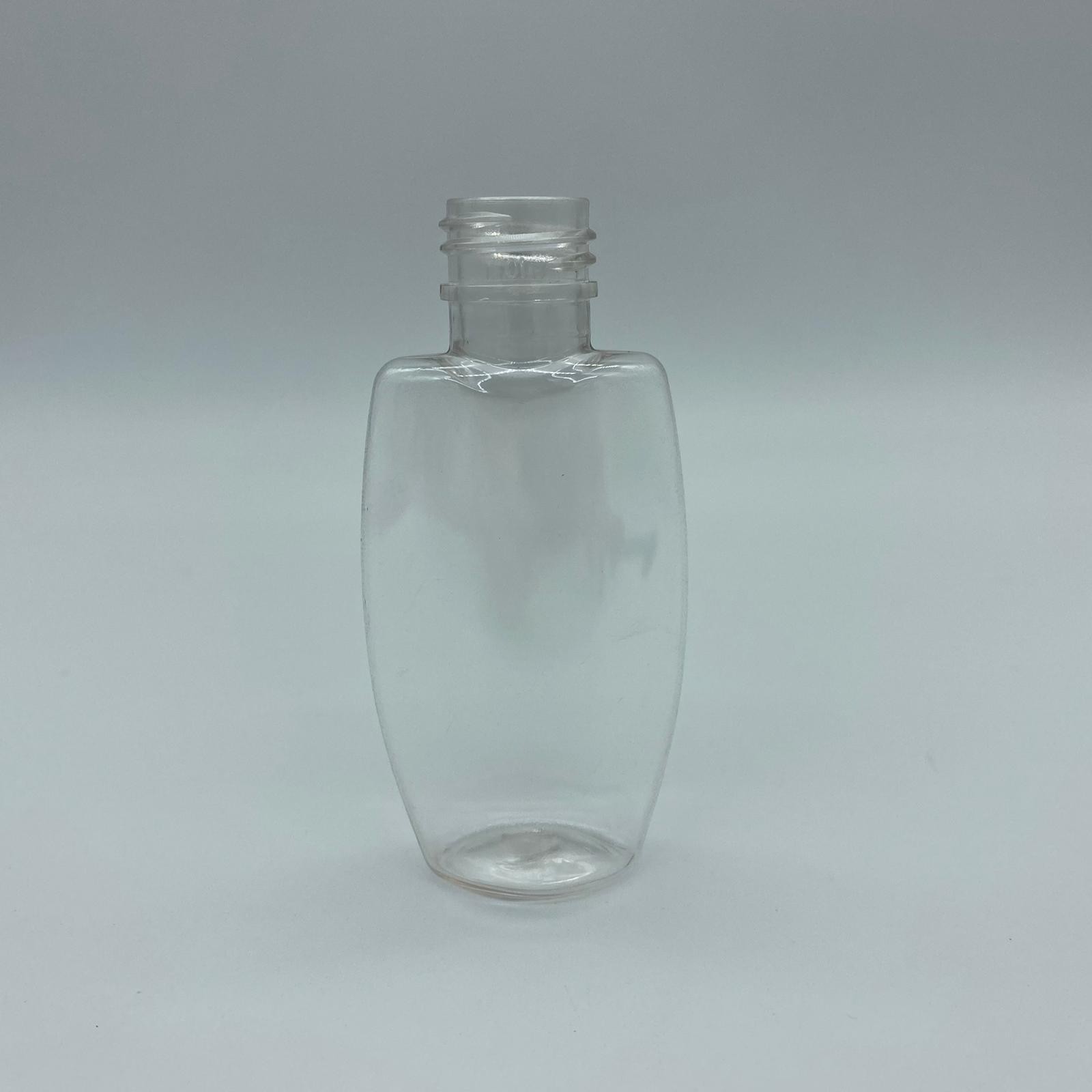 30 Cc Şeffaf Yassı Model Pet Şişe Kapaksız (18 Ağız) - 30 Ml Yassı Pet Şişe