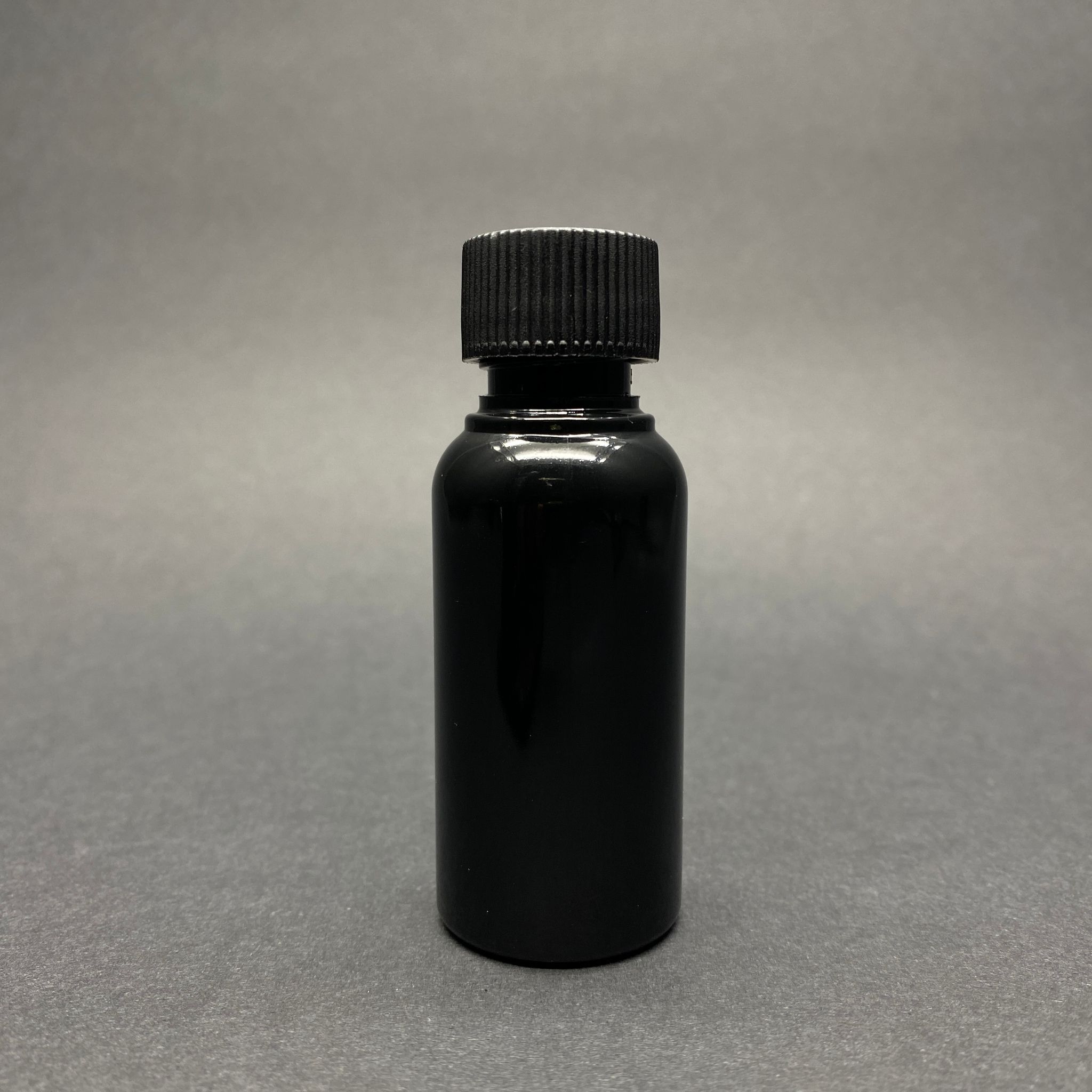 30 Cc Siyah Pet Şişe (8 Gr) - Siyah Contalı Kapaklı - 30 Ml Siyah Sert Plastik Şişe