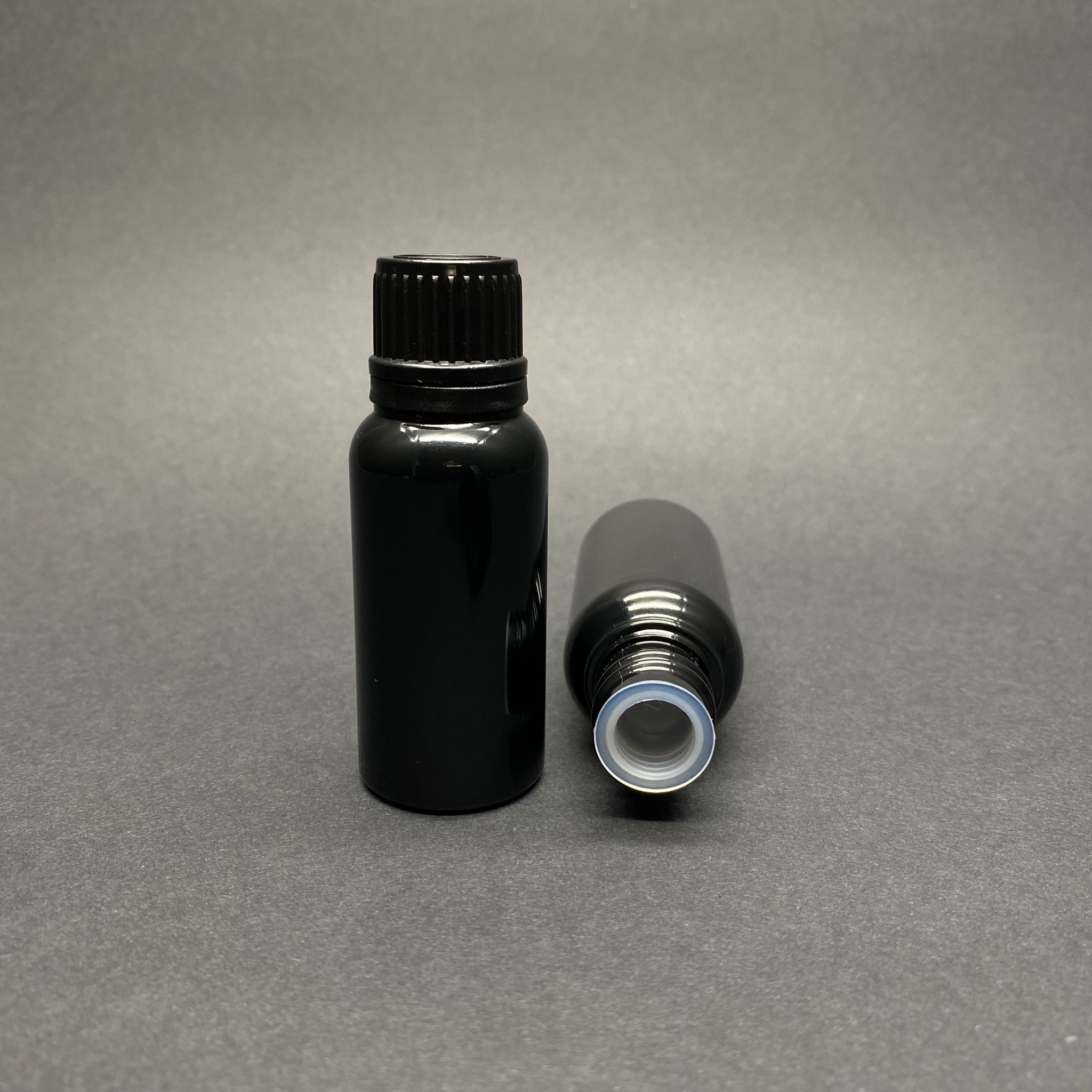 30 Cc Siyah Pet Şişe (8 Gr) - Siyah Kapaklı + Kör Tıpalı - 30 Ml Kör Tıpalı Sert Siyah Pet Şişe
