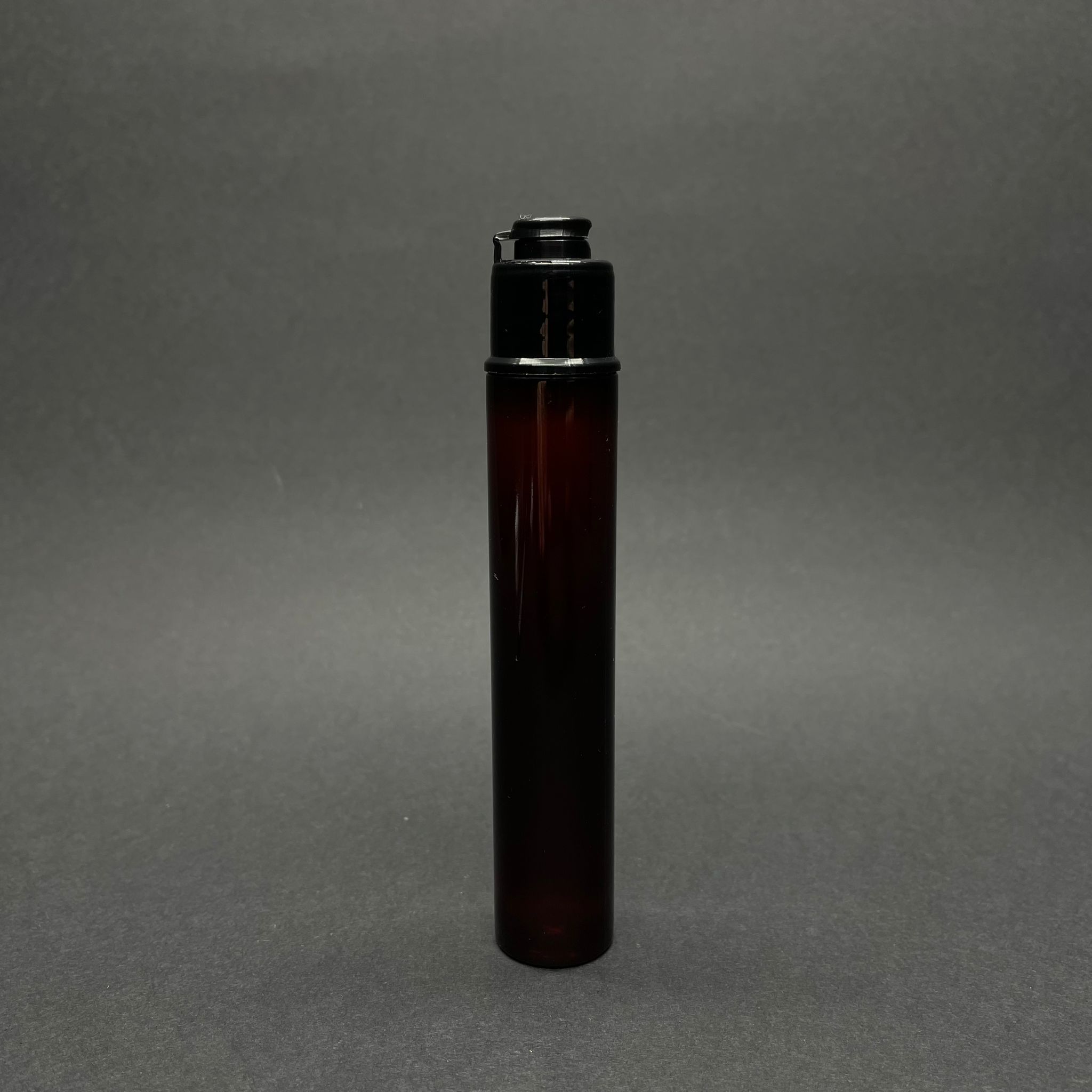 30 Cc Tüp Şişe Plastik - Siyah Fliptop Kapaklı Akıtıcı Kapaklı - 30 Ml Pet Kalem Parfüm Şişesi - Amber