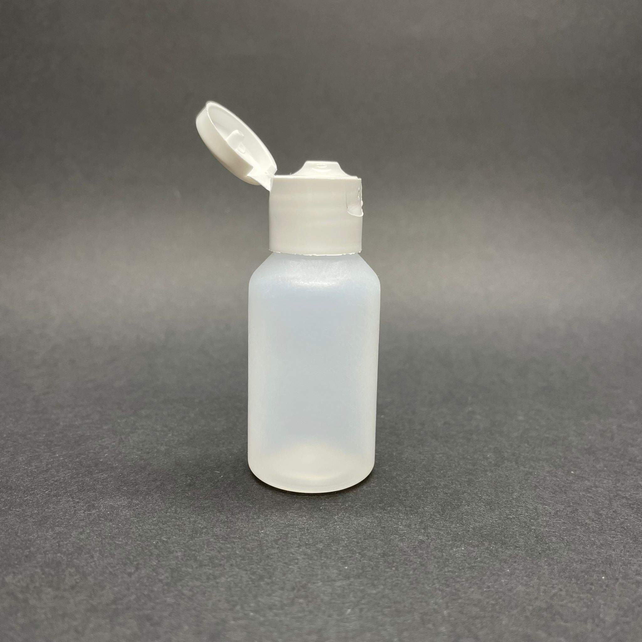 30 Cc Yarı Saydam Polietilen Şişe - Beyaz Fliptop Kapaklı  - 30 Ml Açılır Kapanır Akıtıcılı Kapaklı Pet Şişe