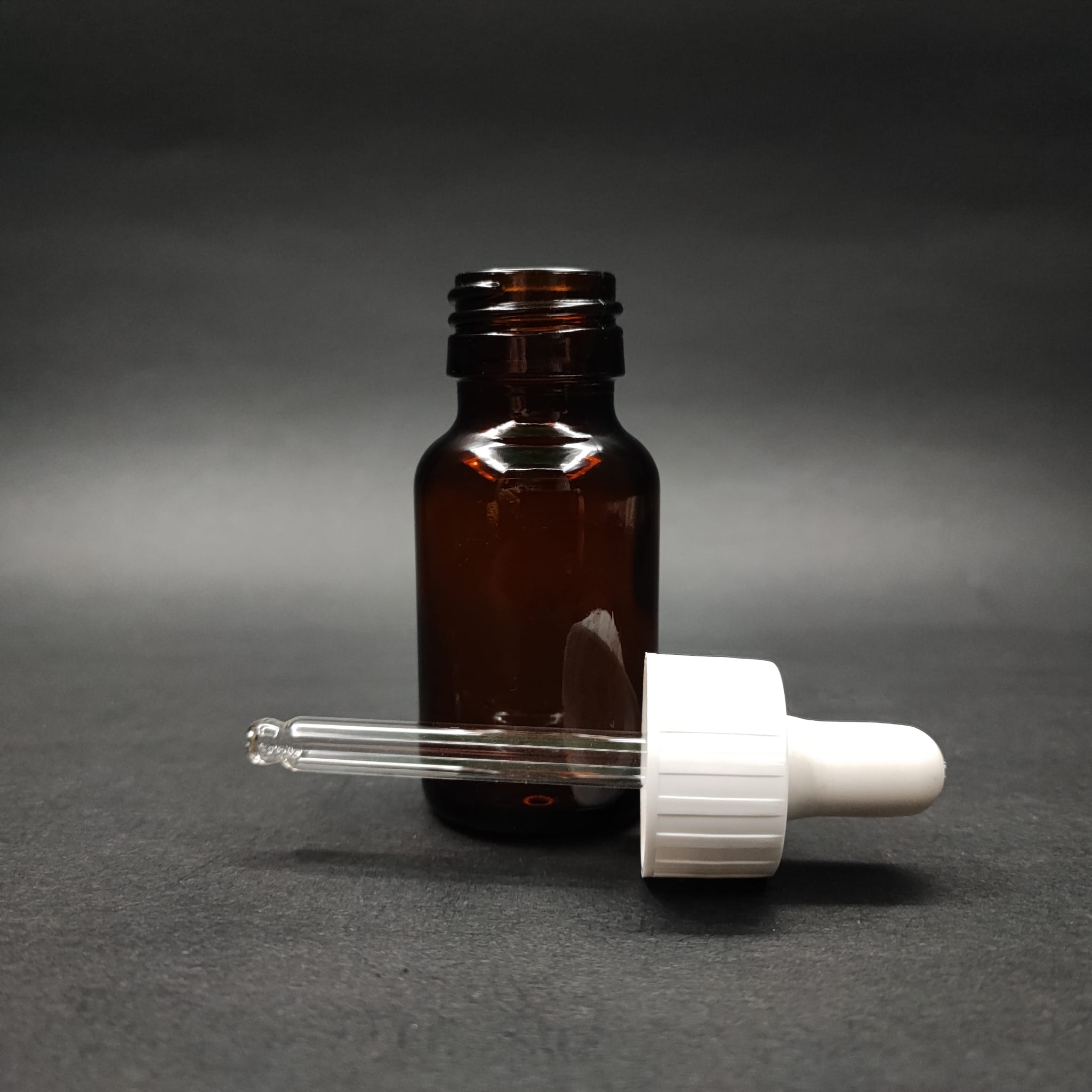 30 Ml Dolumu Kolay, Geniş Ağızlı Cam Damlalıklı Şişe (25 Mm Ağız)  - 30 Cc Beyaz Damlalıklı Cam Ecza Şişesi - Amber Kahverengi