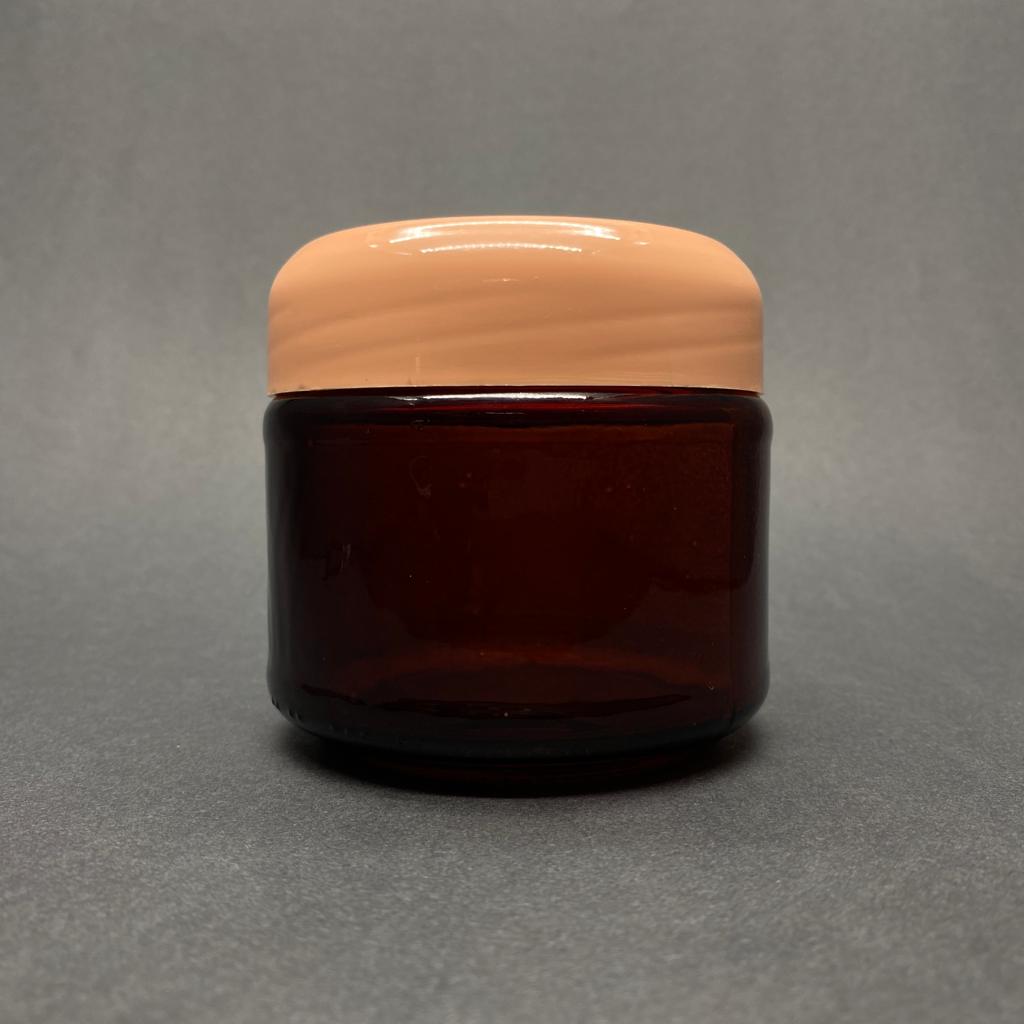 300 Cc Amber Cam Kavanoz - Pembe Plastik Kapaklı - 300 Ml Cam Kavanoz - Mum Kavanozu (Kargoda Çizilebilir - İadesi Yoktur)
