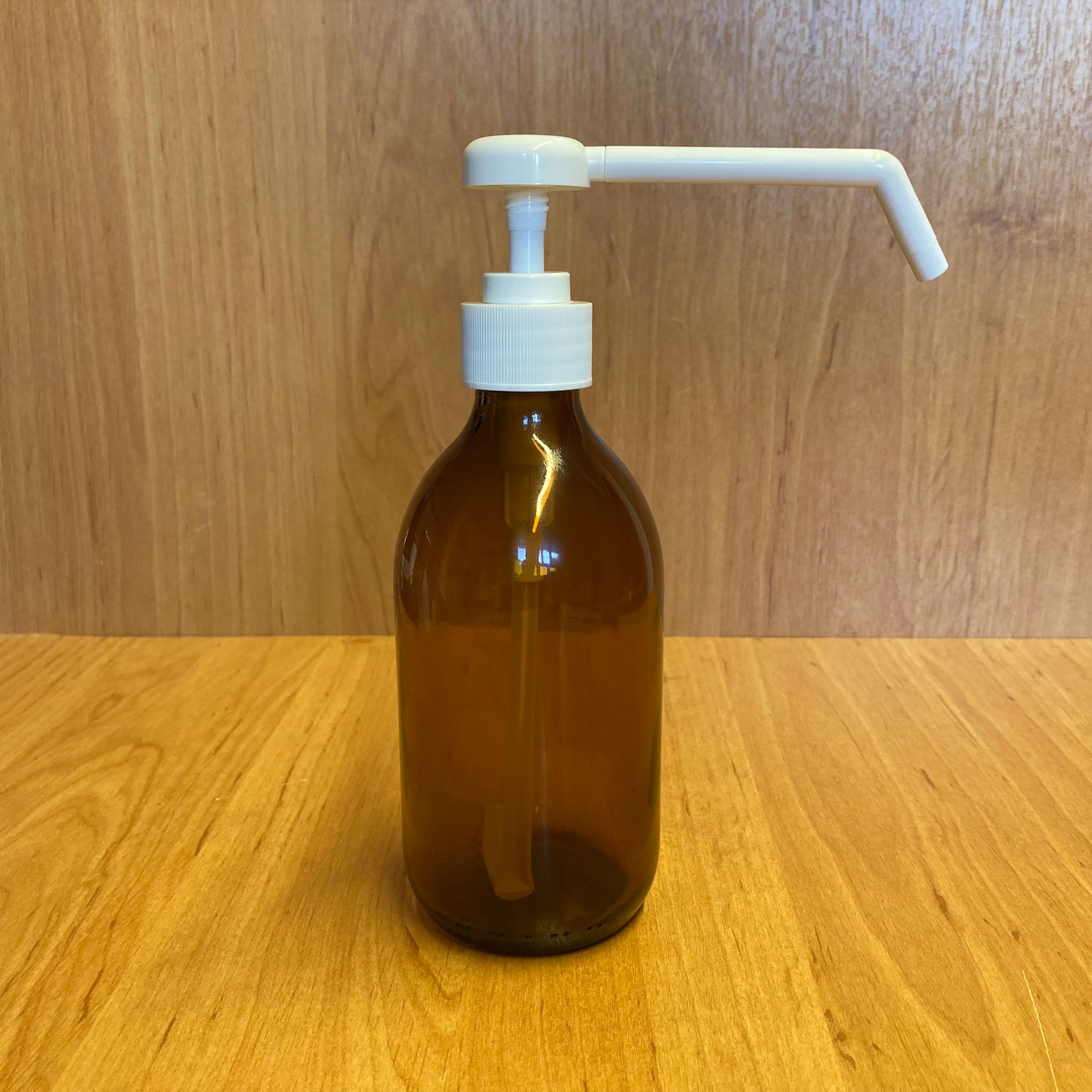 300 Cc Amber Cam Şişe - Beyaz Dispansiyer Sprey Püskürtücülü - 300 Ml Kahverengi Spreyli Şişe