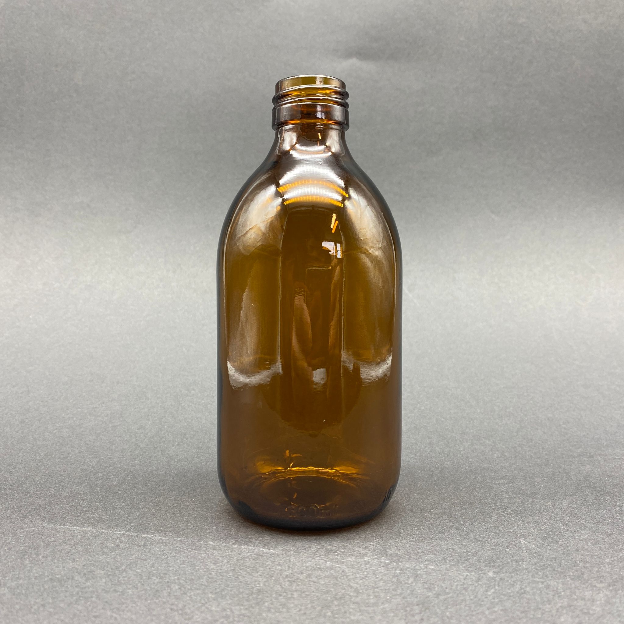 300 Cc Amber Cam Şişe Kapaksız (28 Ağız) - 300 Ml Cam Ecza Şişesi  - Kahverengi - Şişecam Ürün Kodu: 716430