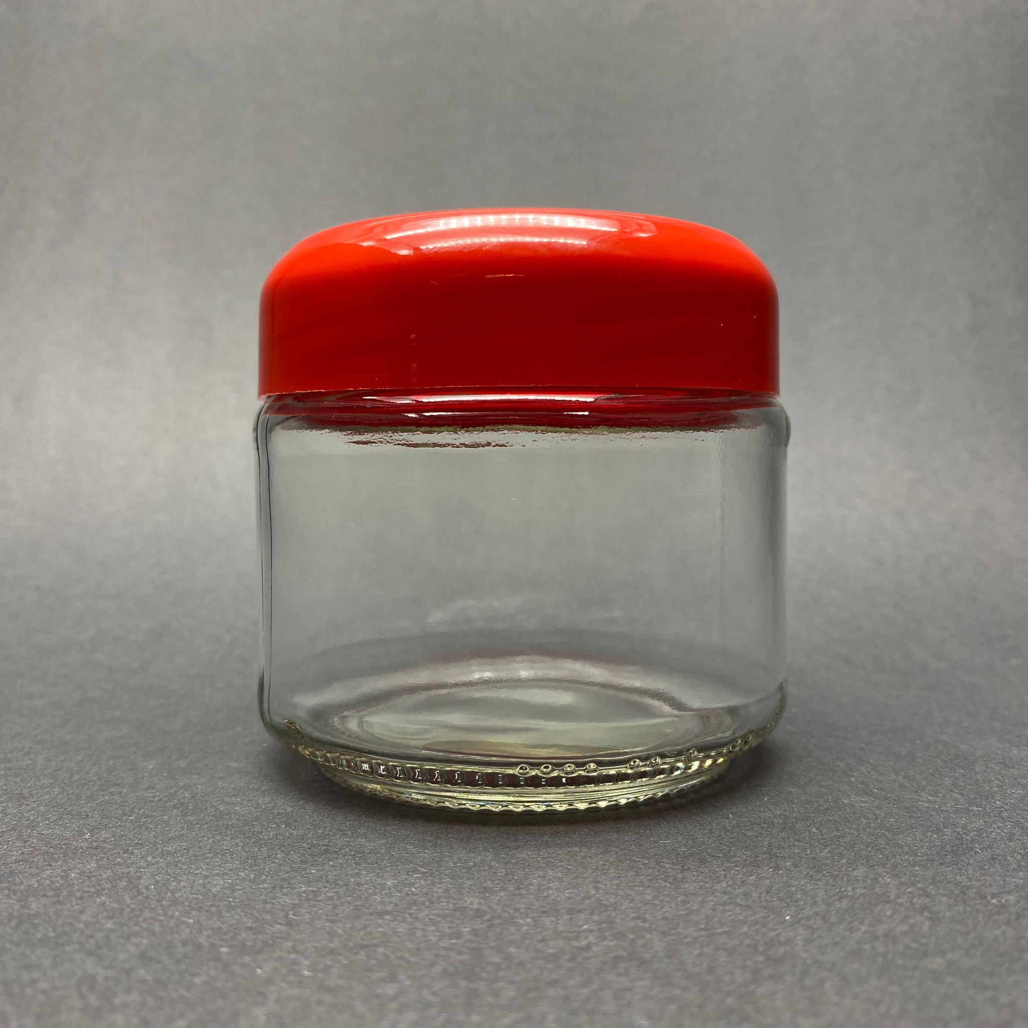 300 Cc Cam Kavanoz - (Silme Hacim 330 Ml) Kırmızı Plastik Kapaklı - 300 Ml Cam Kavanoz - Magnolia Kavanozu - Paşabahçe