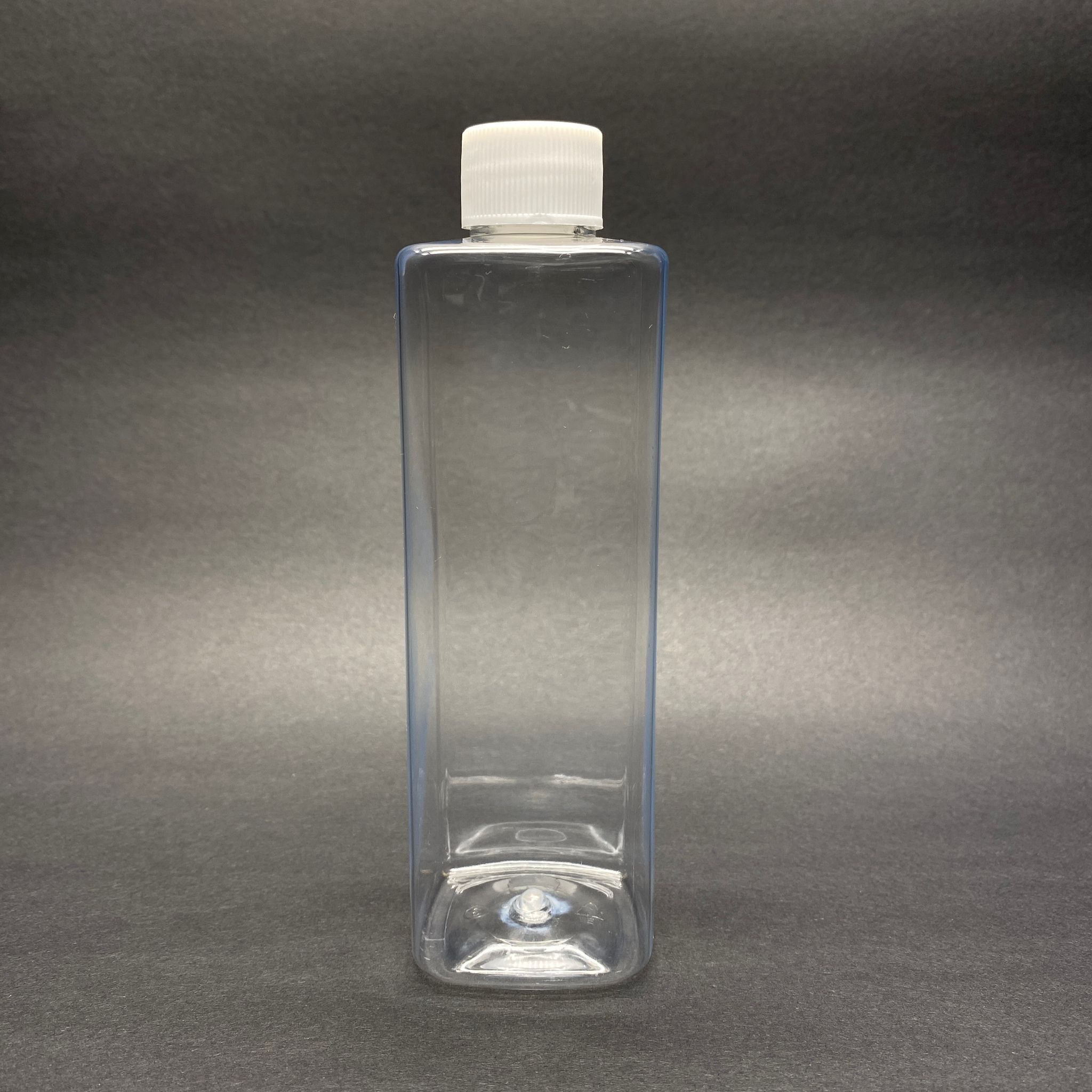 300 Cc Kare Pet Şişe (31 Gr) - Contalı Beyaz Kapaklı - 300 Ml Köşeli Plastik Şişe